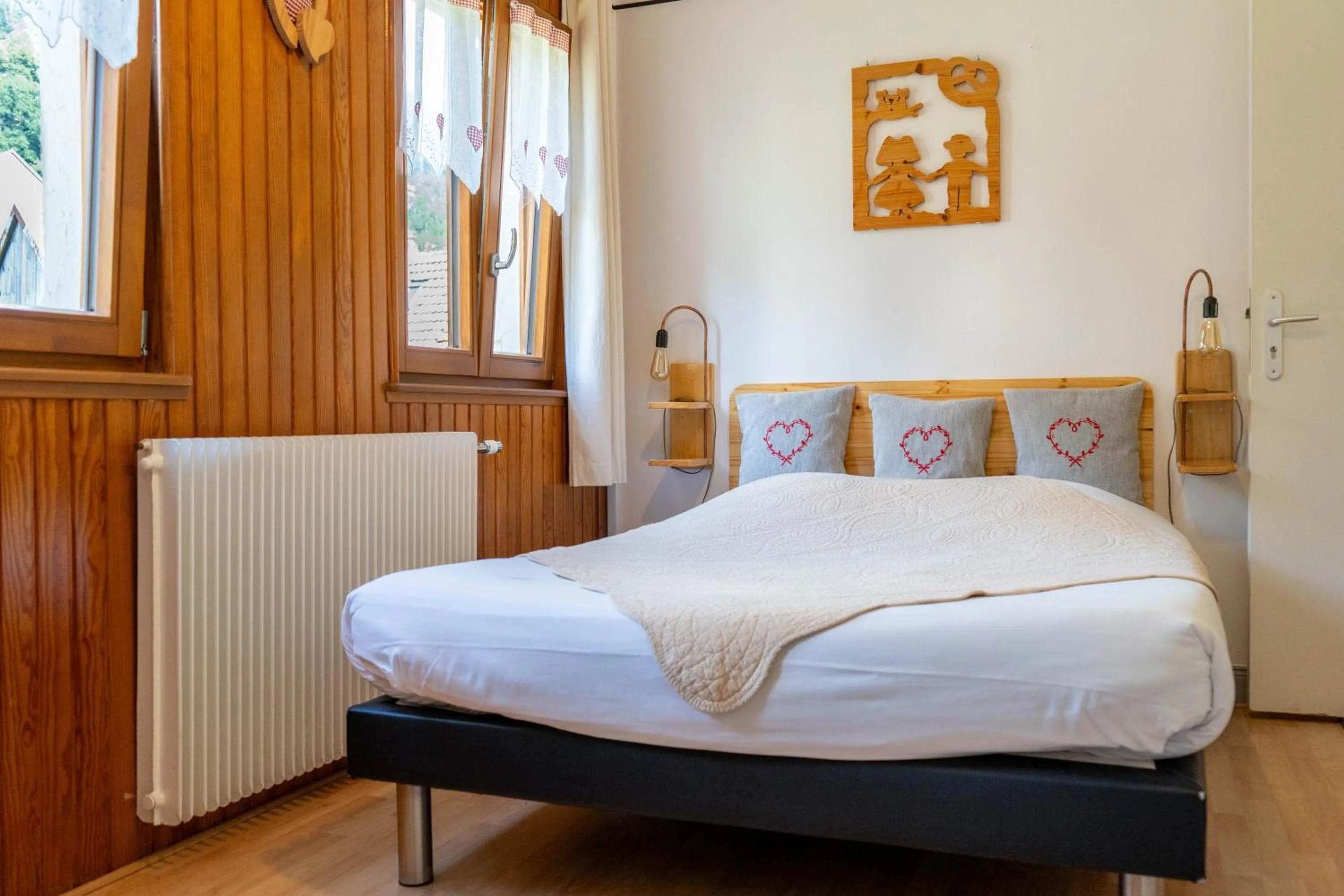 Bedroom, Bed in Chambres d'hôtes A la Fecht Nature et Bien-être