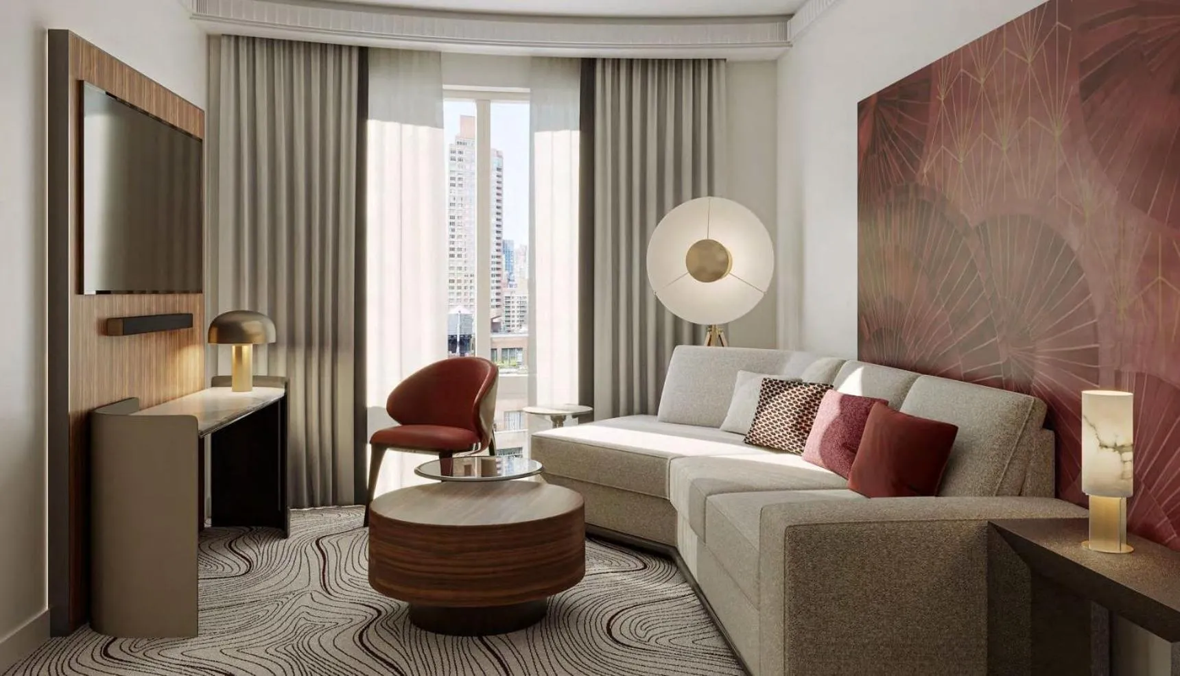 Living room in Sofitel New York