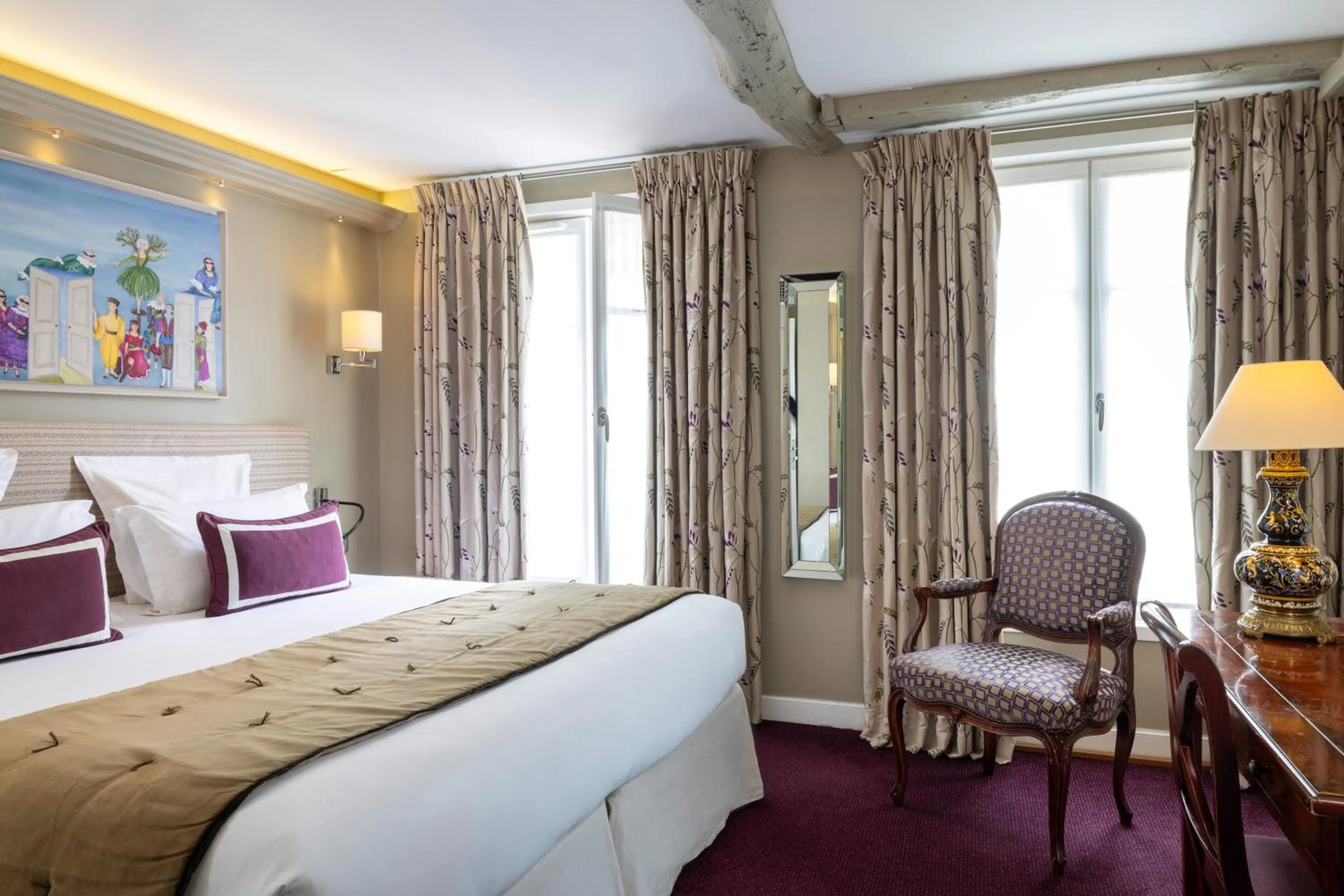 Family, Bed in Hôtel Le Relais des Halles