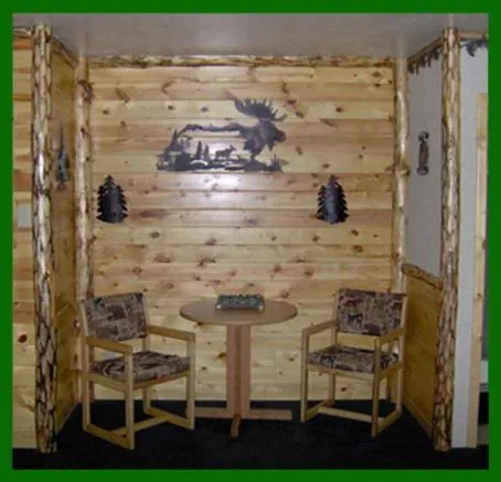 Seating area in Tahoe Valley Lodge