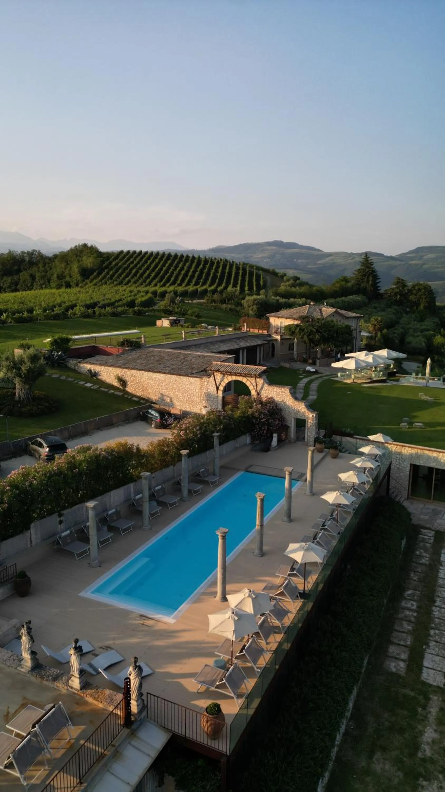 Natural landscape in Tenuta Le Cave