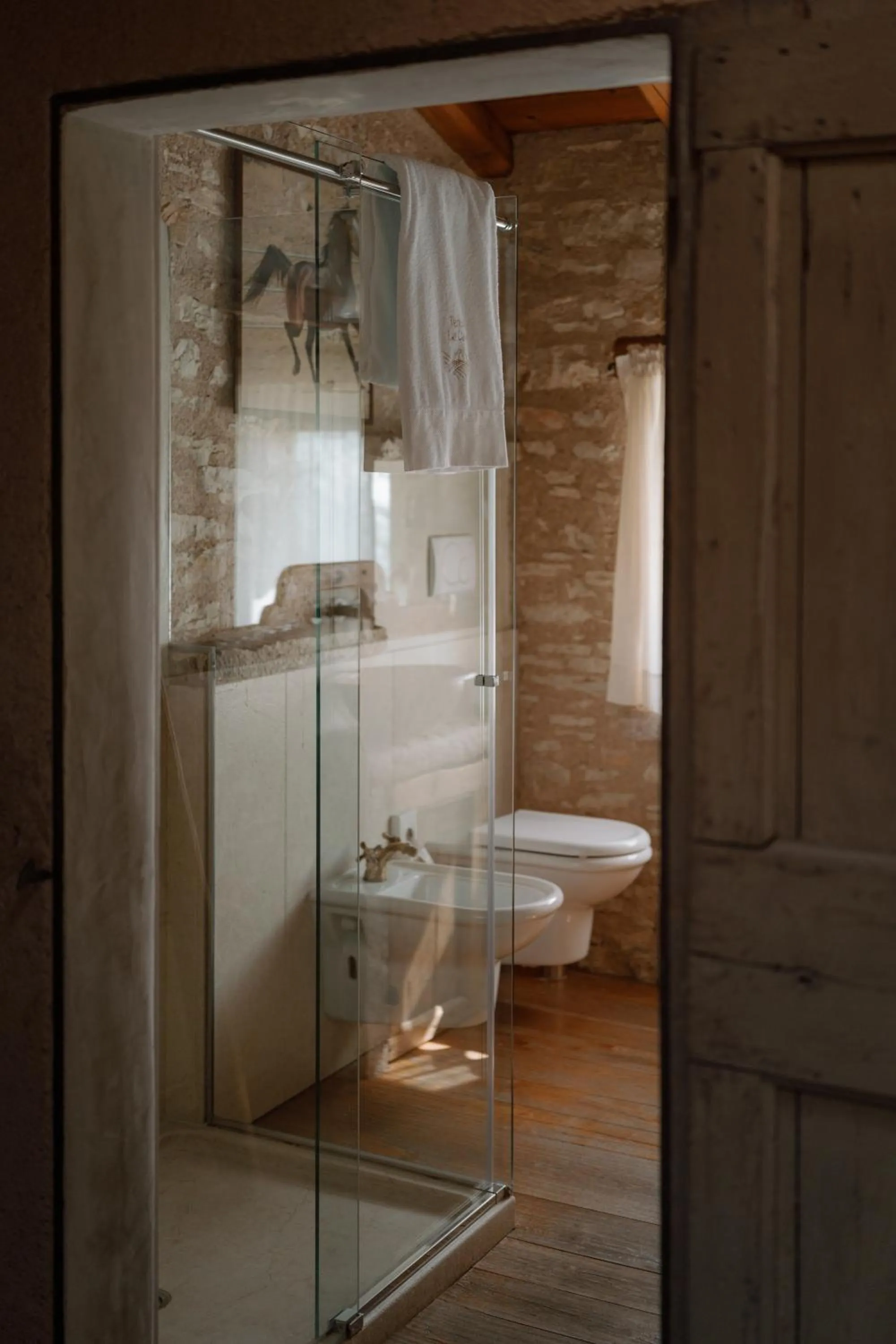 Shower in Tenuta Le Cave