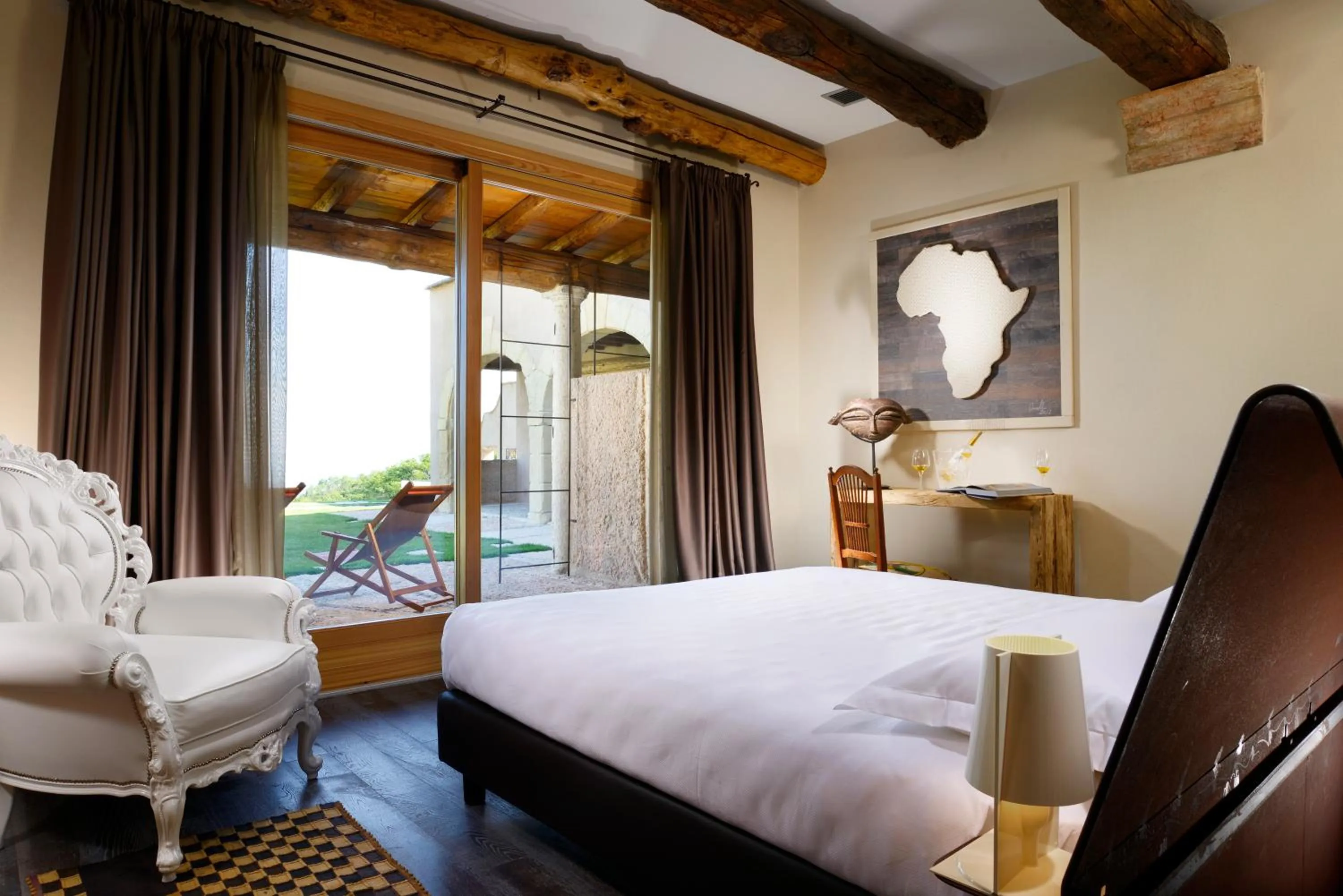 Photo of the whole room, Bed in Tenuta Le Cave