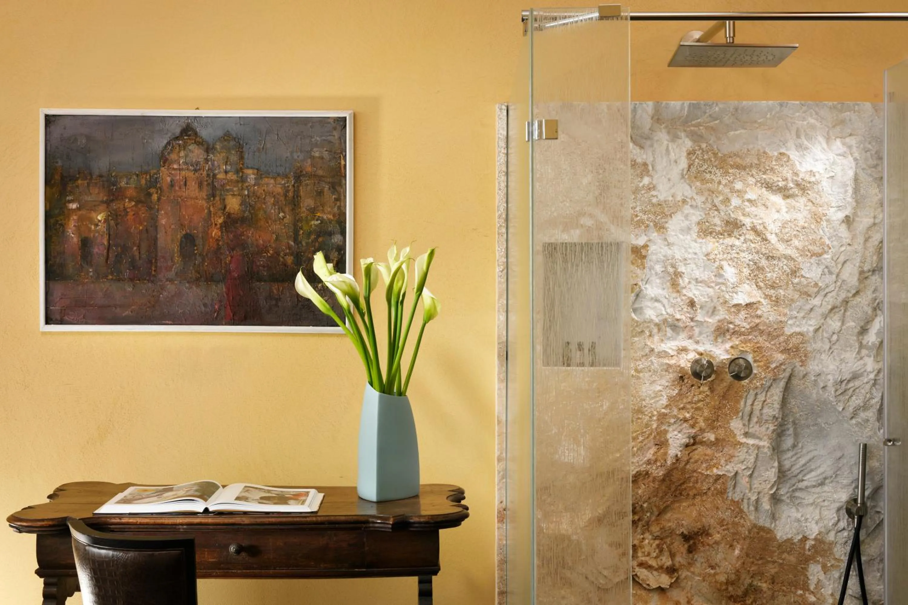 Shower in Tenuta Le Cave