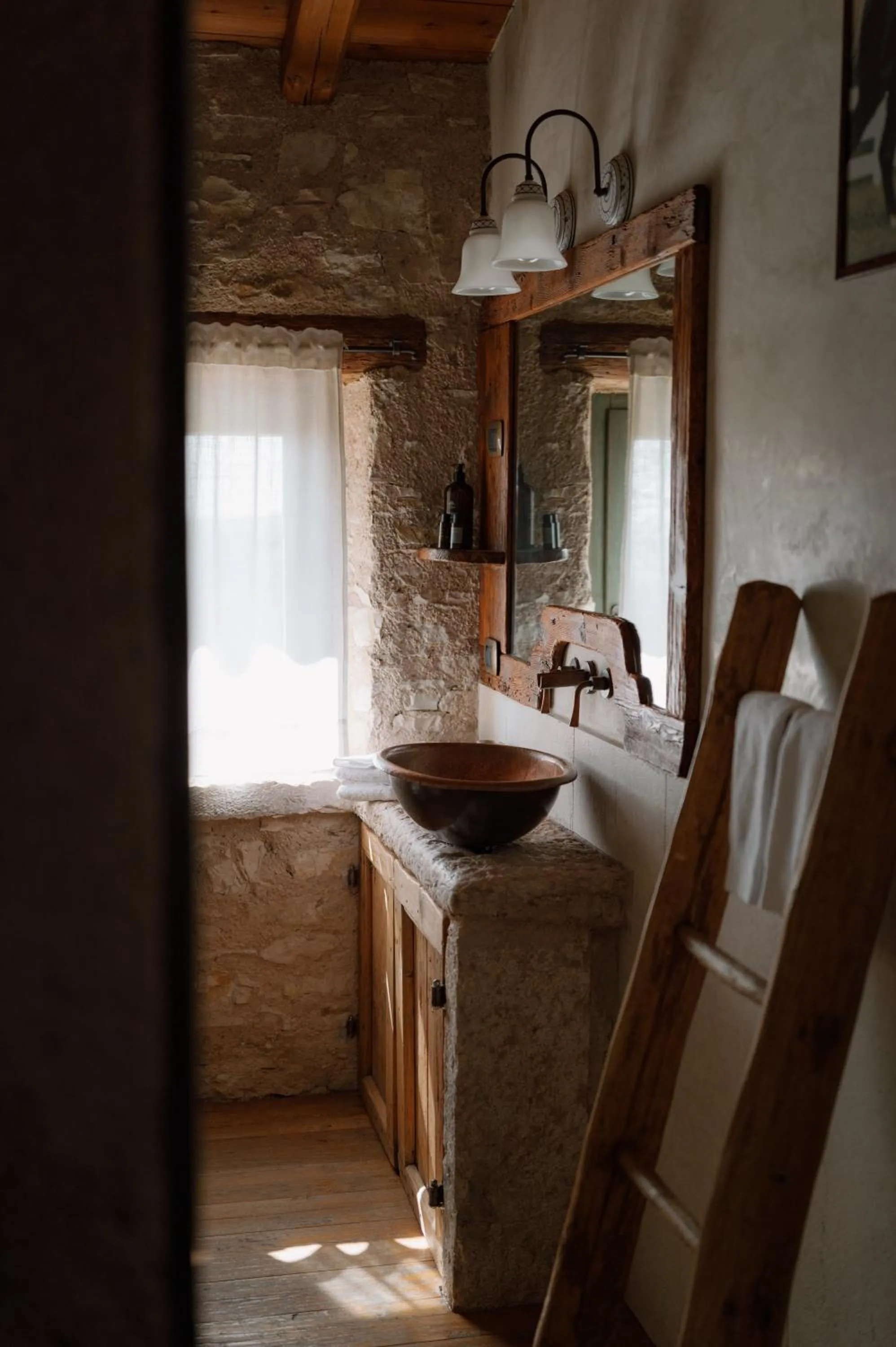 Bathroom in Tenuta Le Cave
