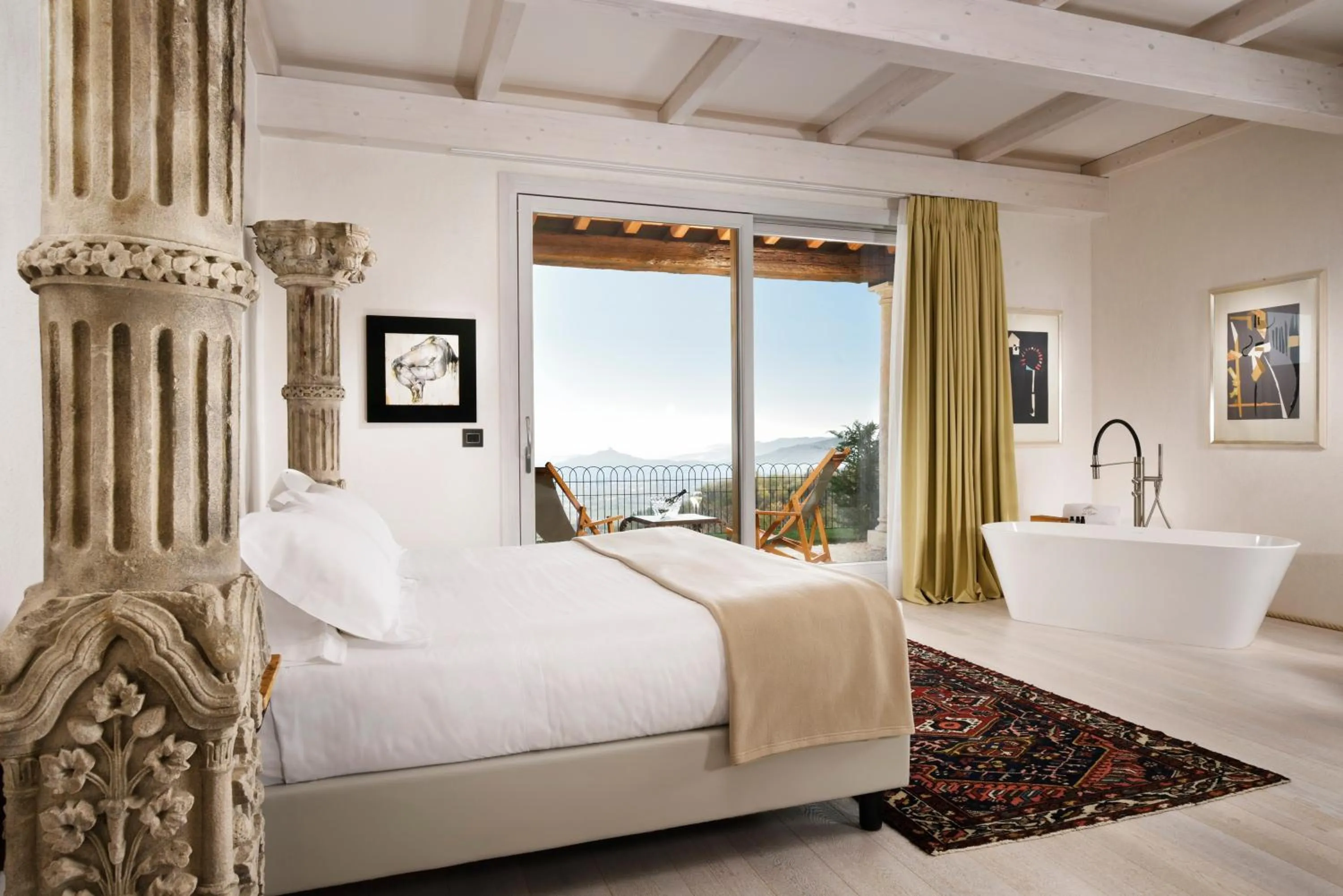 Photo of the whole room, Bed in Tenuta Le Cave