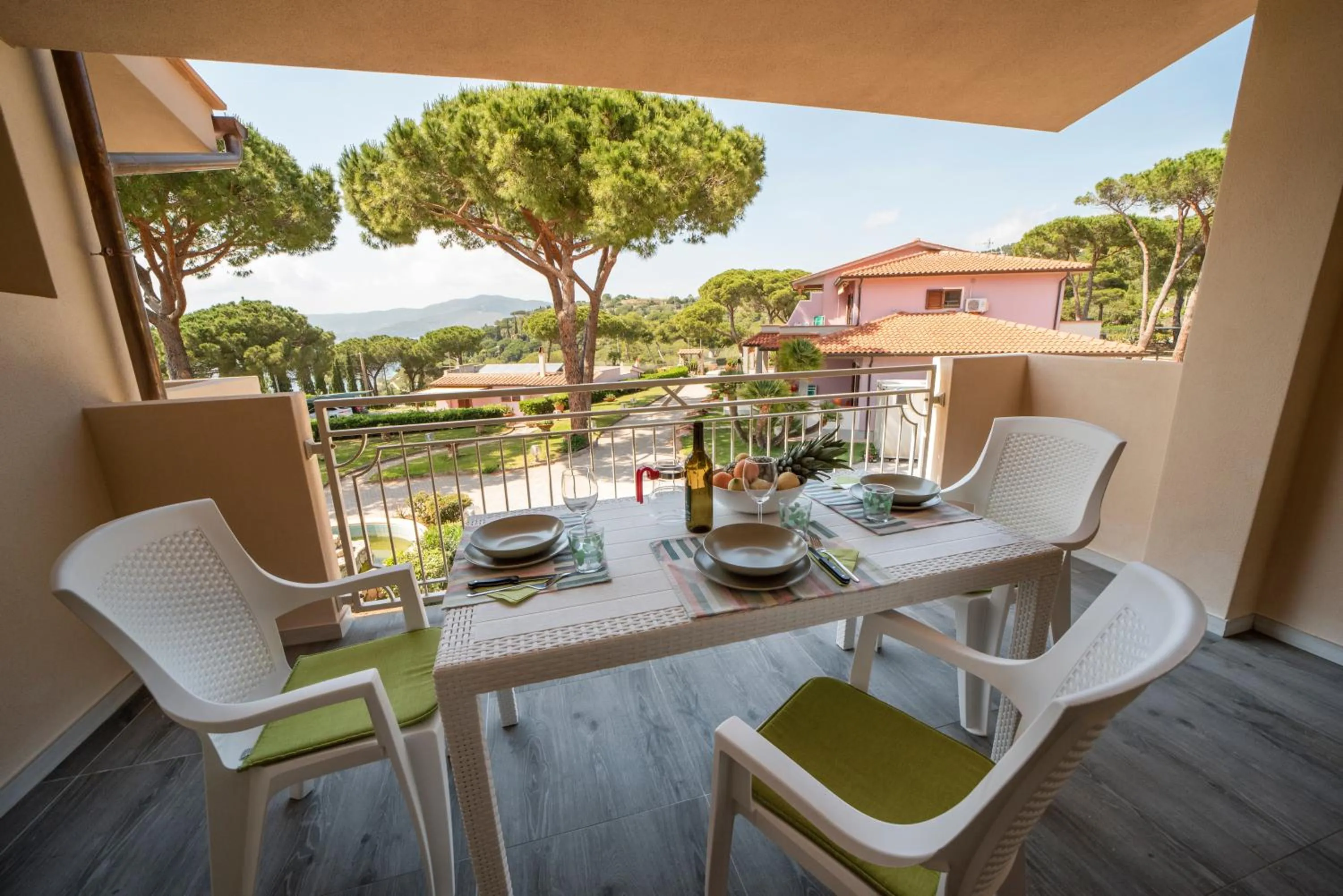 Balcony/Terrace in Residence Le Grazie Est