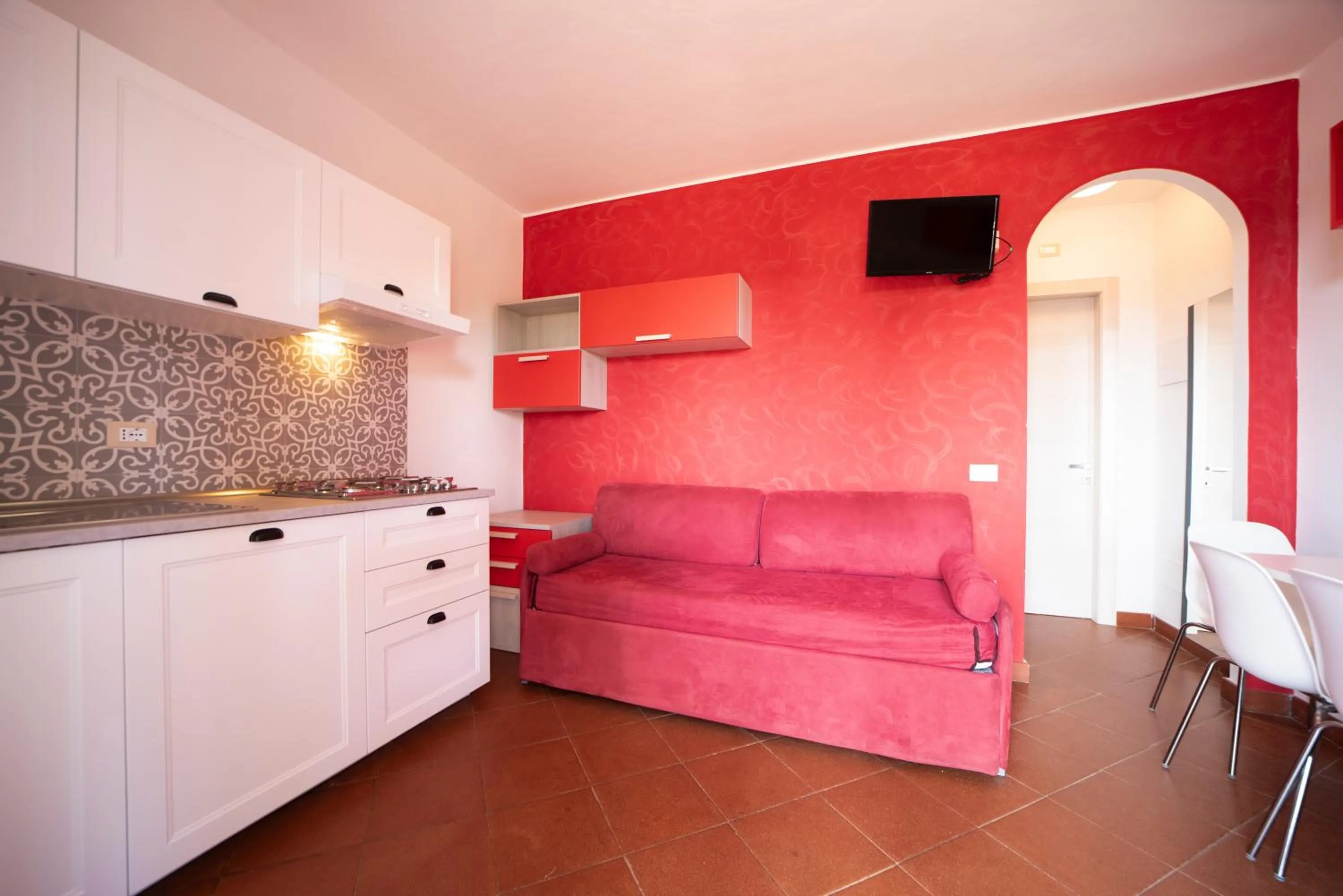 Kitchen or kitchenette in Residence Le Grazie Est