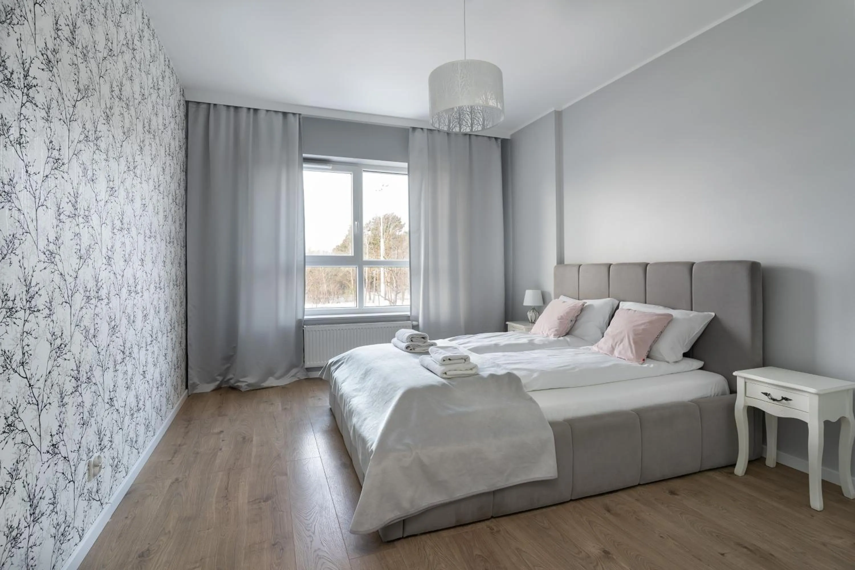 Bedroom, Bed in Symphony Baltica Towers Apartamenty
