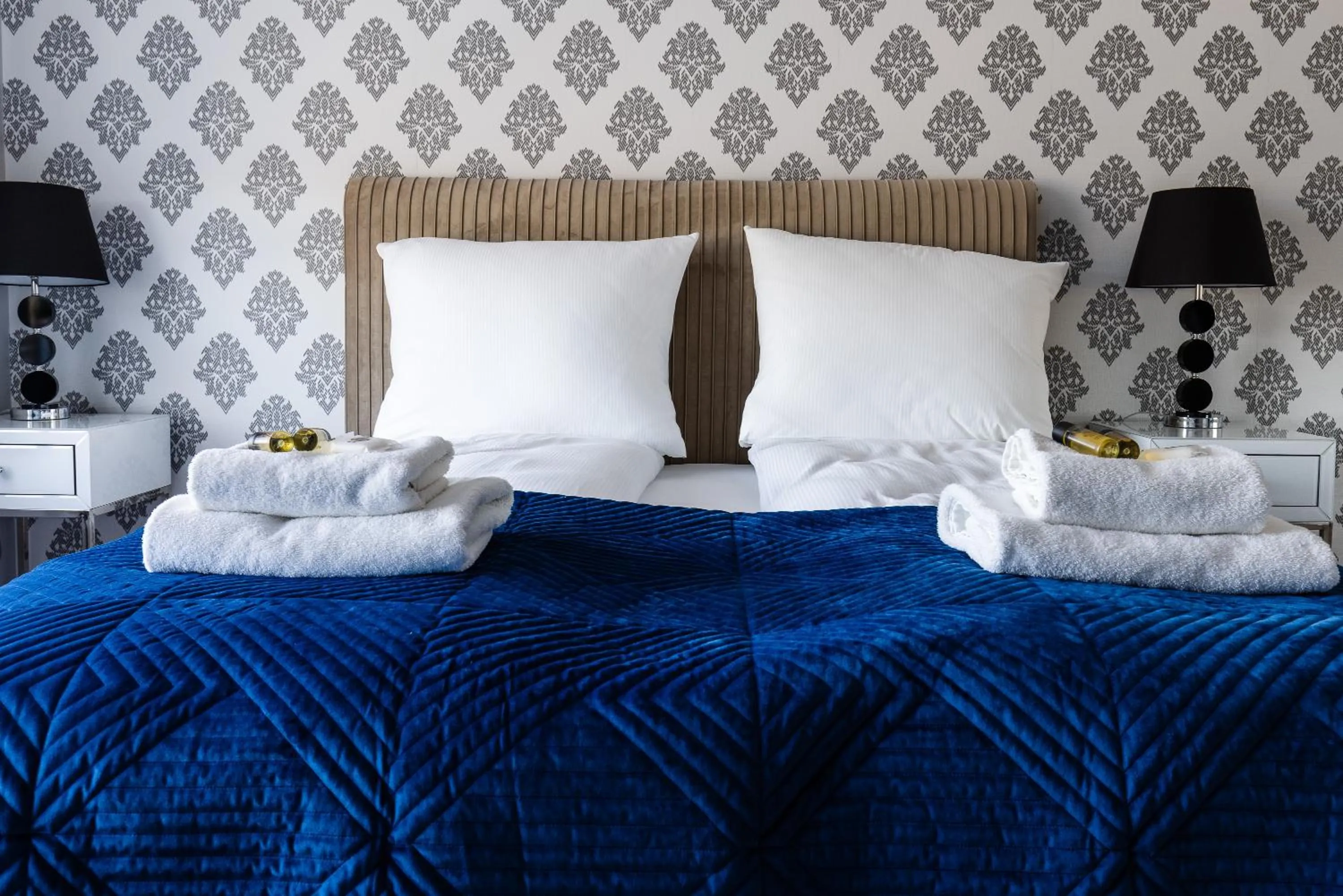 Bedroom, Bed in Symphony Baltica Towers Apartamenty