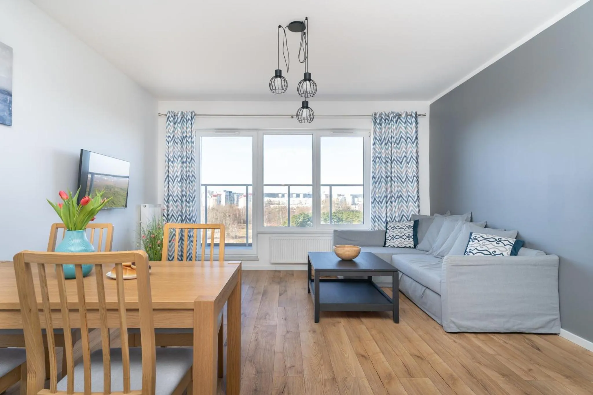 Living room in Symphony Baltica Towers Apartamenty