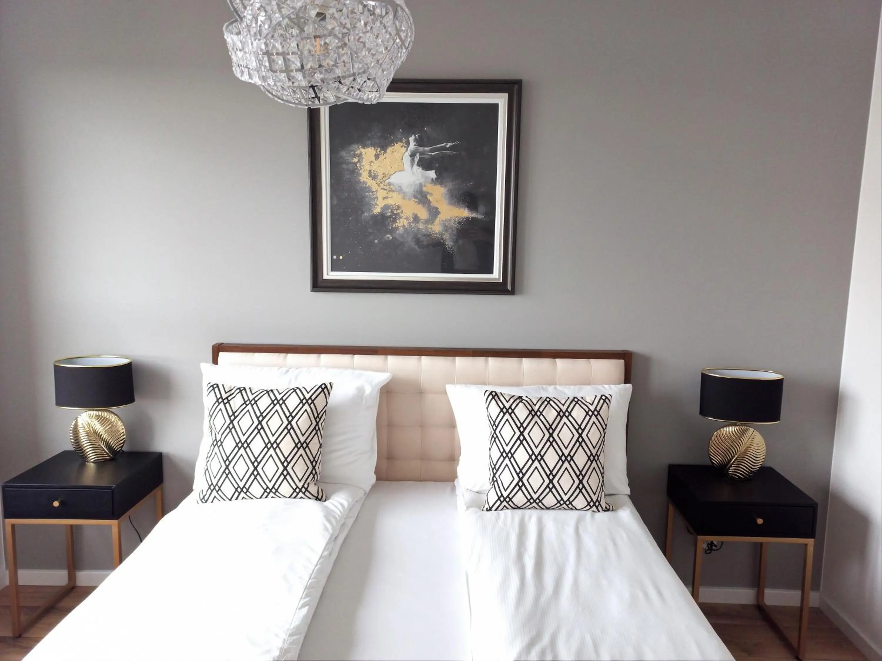 Bedroom, Bed in Symphony Baltica Towers Apartamenty