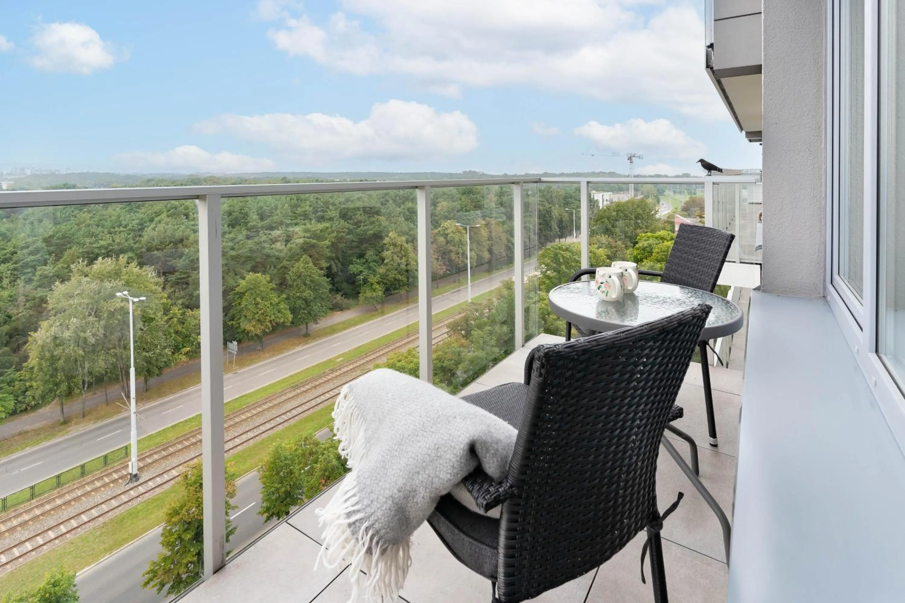 Balcony/Terrace in Symphony Baltica Towers Apartamenty