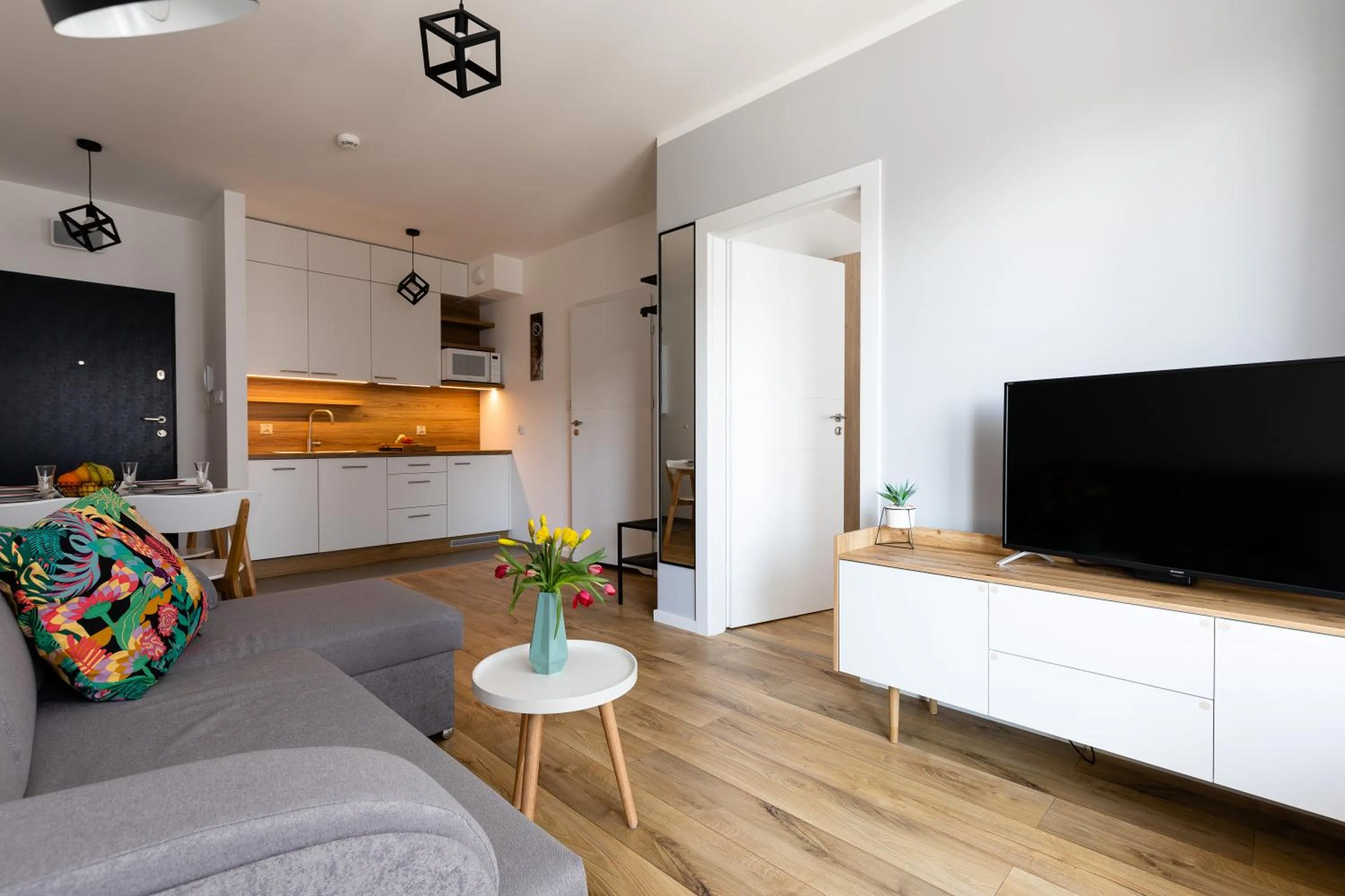 Living room in Symphony Baltica Towers Apartamenty