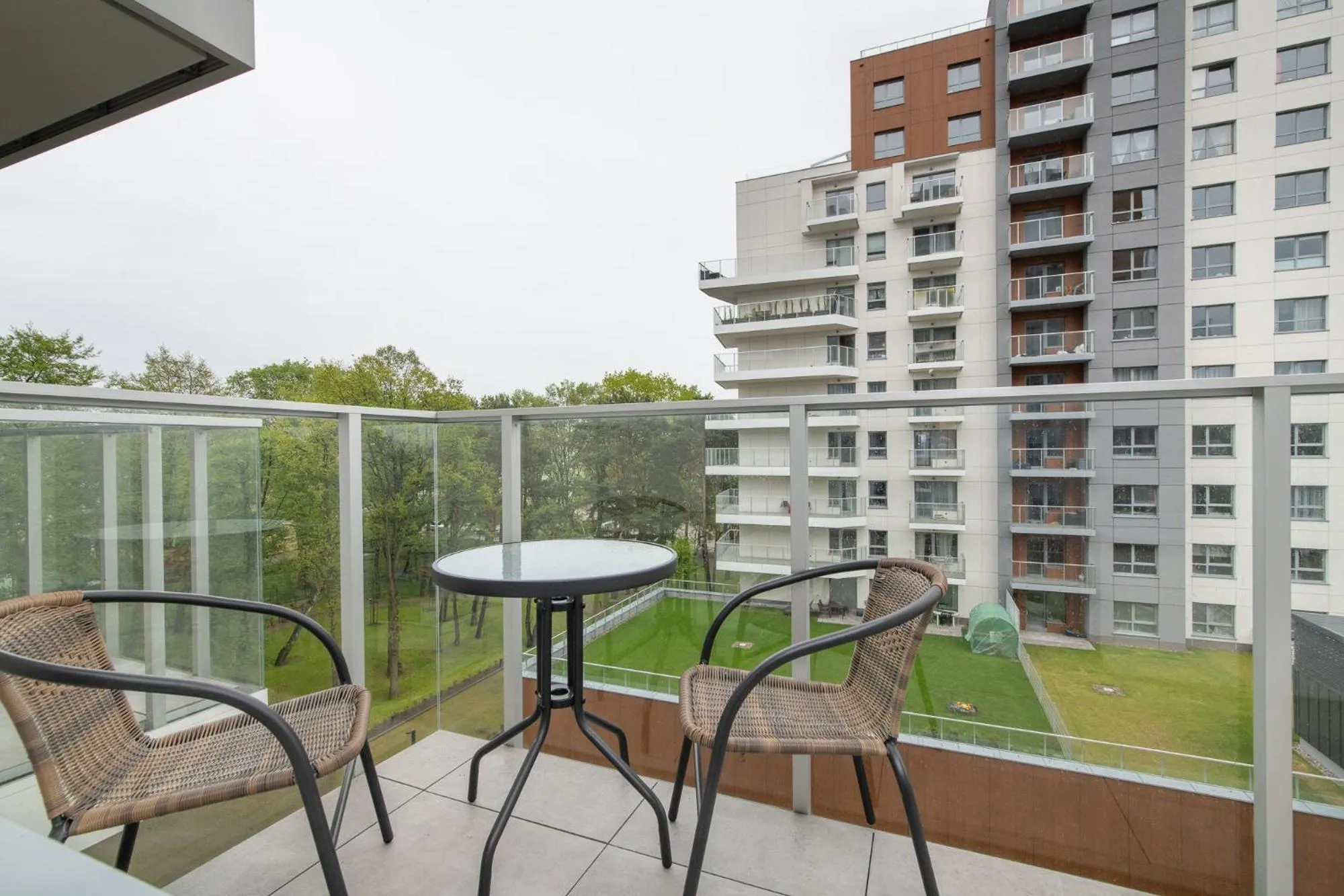 Balcony/Terrace in Symphony Baltica Towers Apartamenty