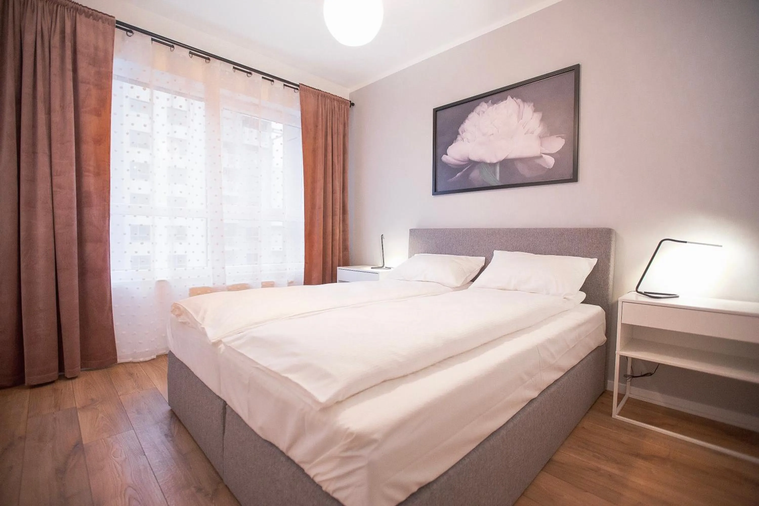 Bedroom, Bed in Symphony Baltica Towers Apartamenty