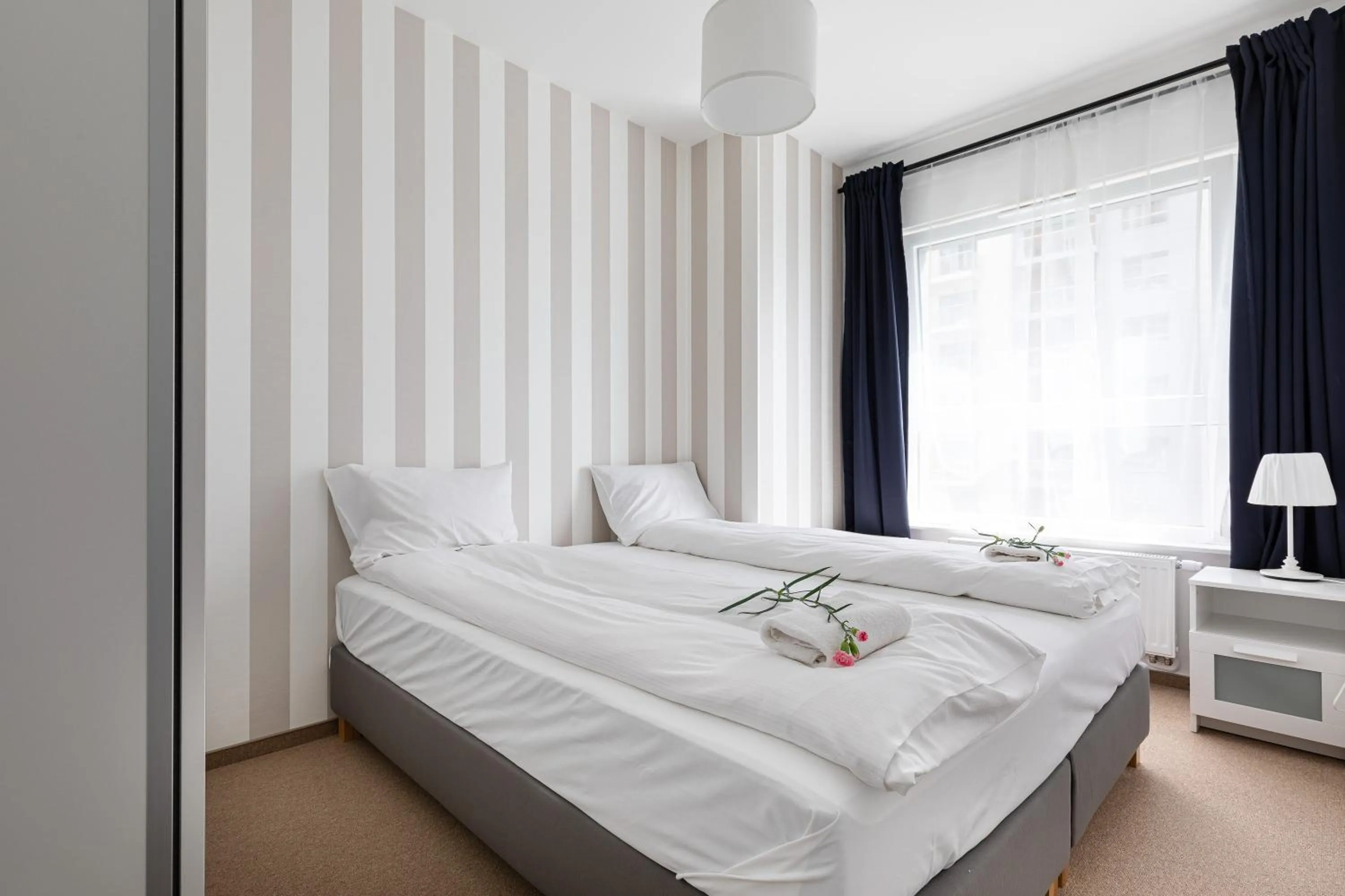 Bedroom, Bed in Symphony Baltica Towers Apartamenty