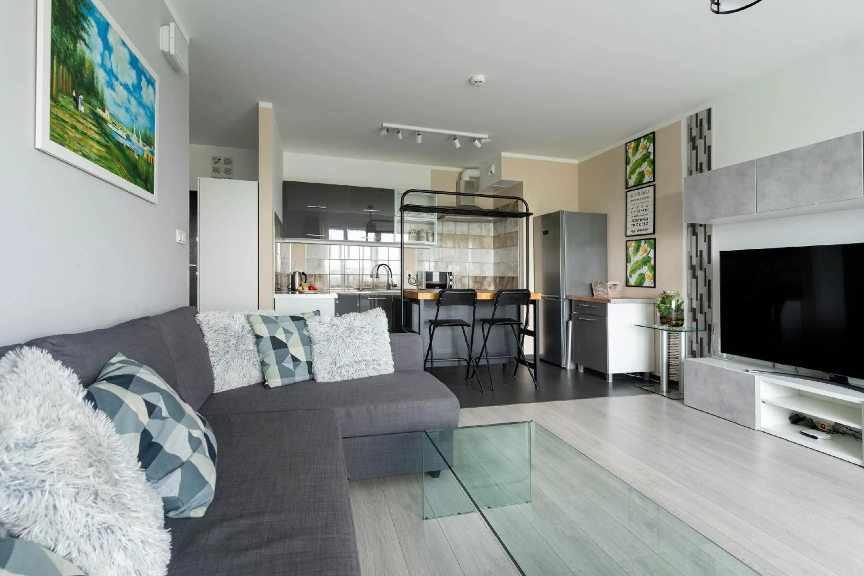 Living room in Symphony Baltica Towers Apartamenty