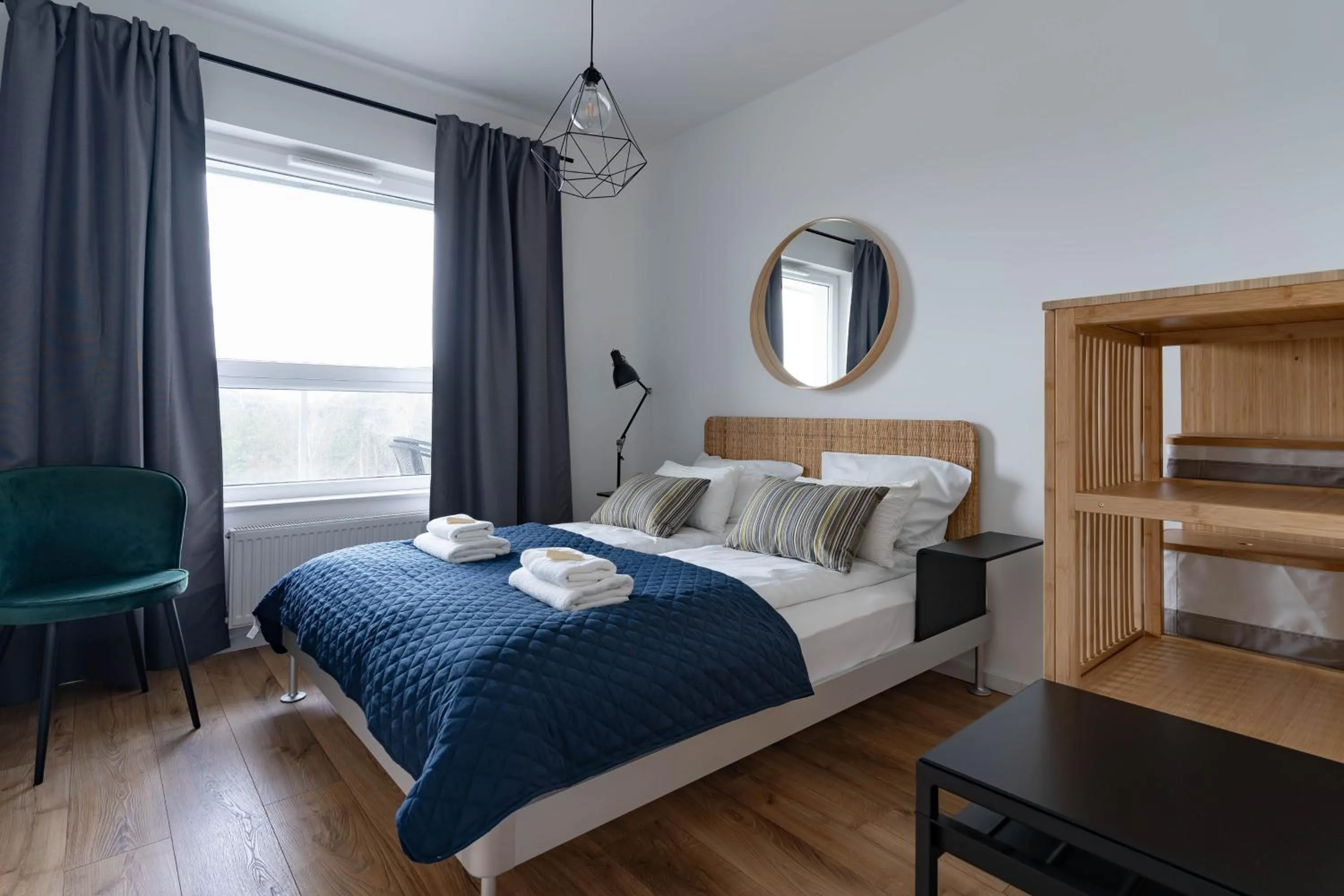 Bedroom, Bed in Symphony Baltica Towers Apartamenty