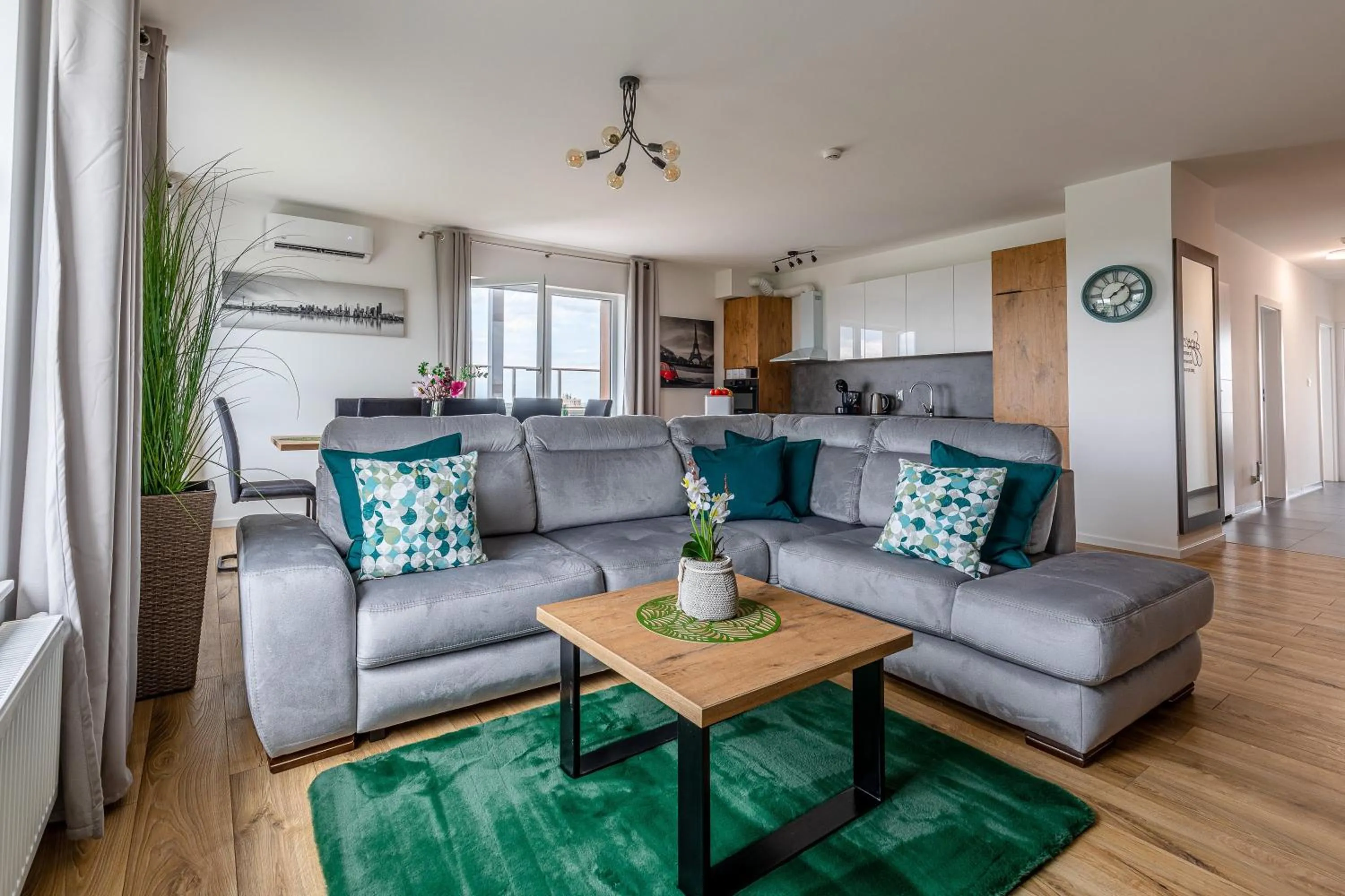 Living room in Symphony Baltica Towers Apartamenty