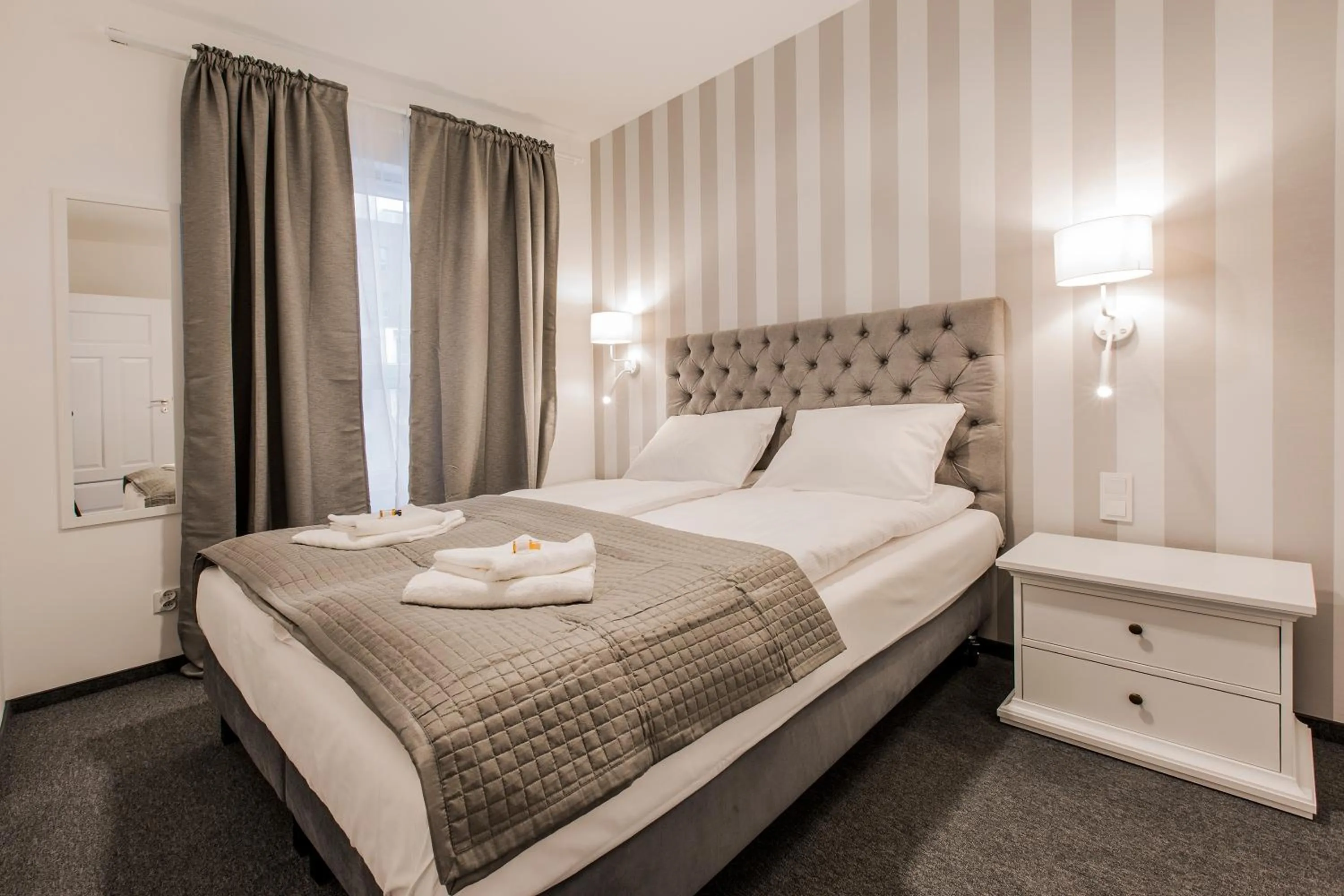 Bedroom, Bed in Symphony Baltica Towers Apartamenty