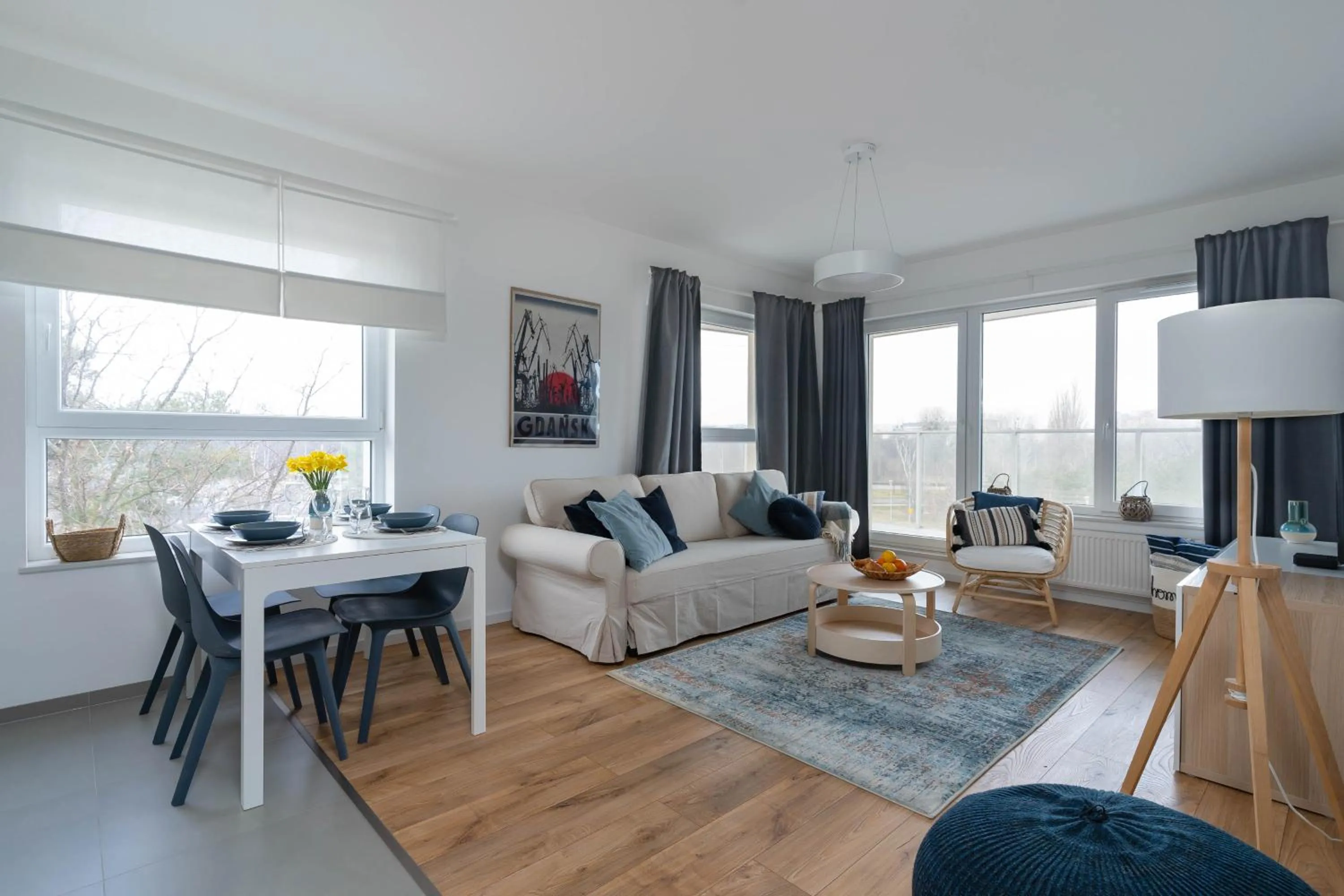 Living room in Symphony Baltica Towers Apartamenty