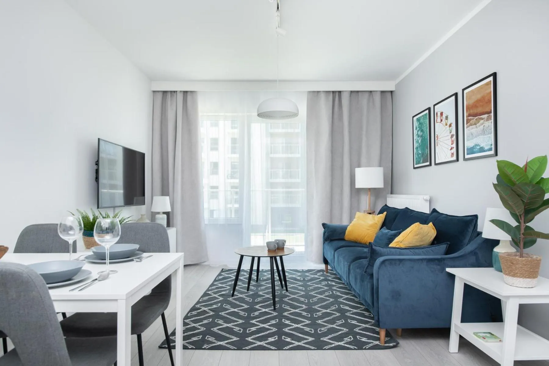 Living room in Symphony Baltica Towers Apartamenty