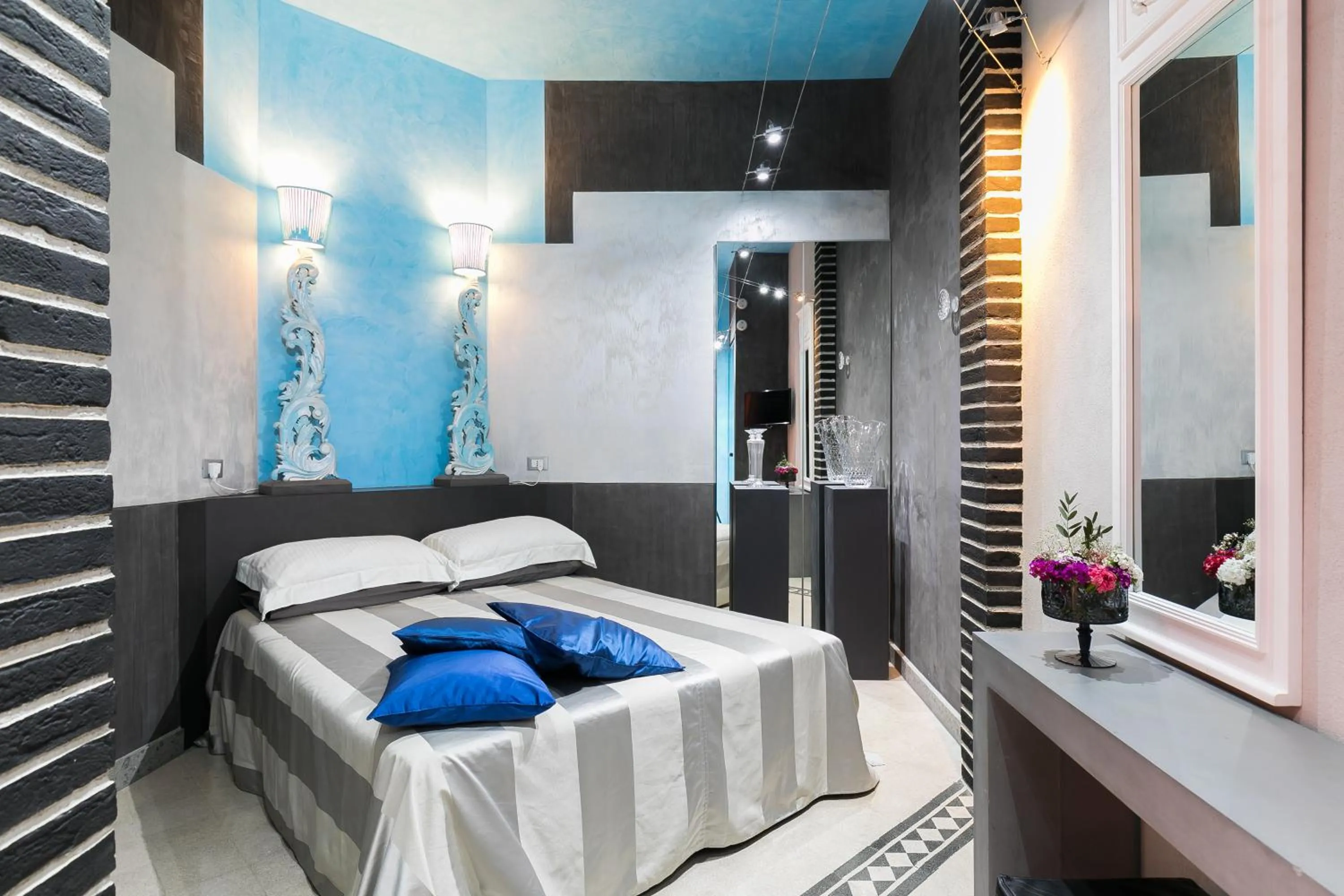 Photo of the whole room, Bed in Appartamenti MarcoAurelio49