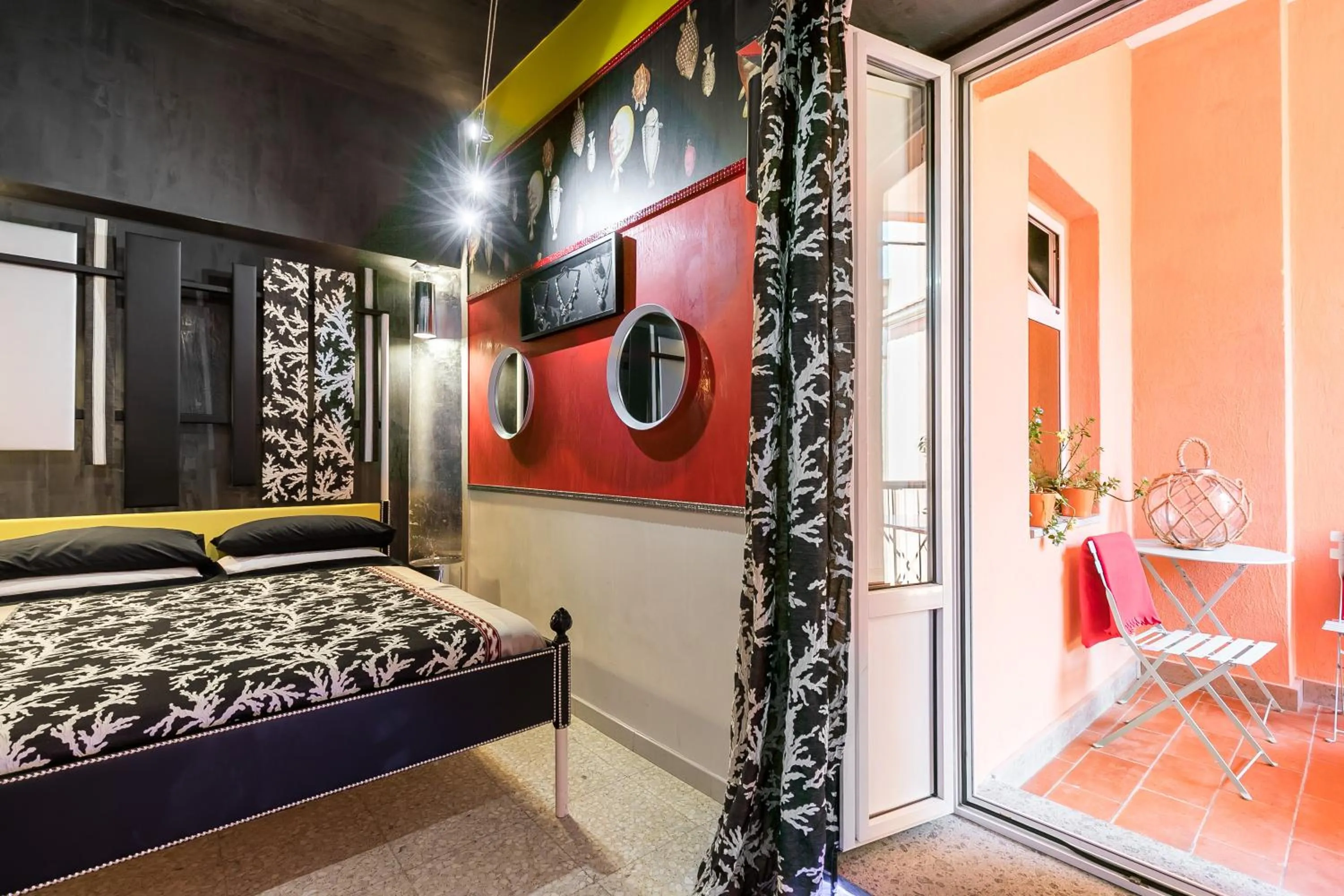 Bedroom, Bed in Appartamenti MarcoAurelio49