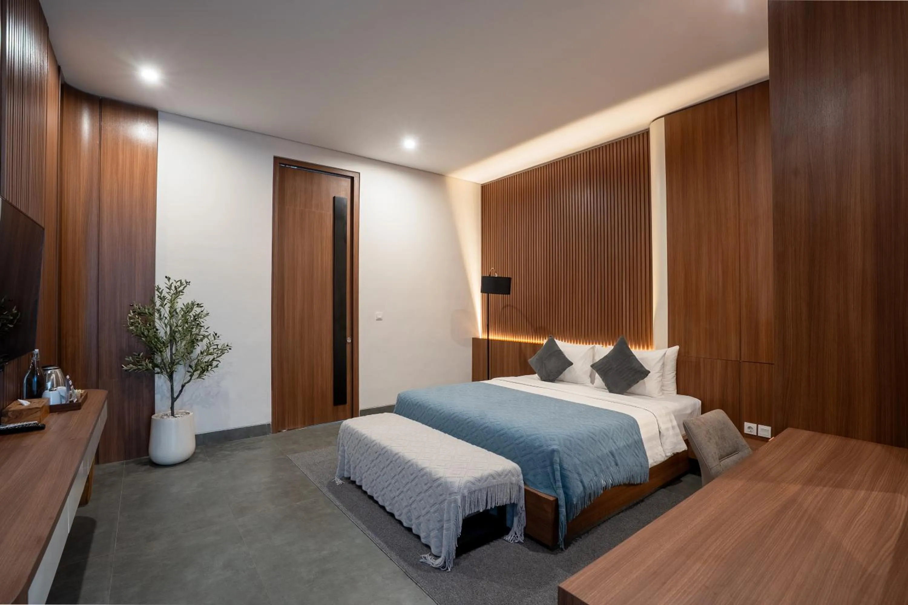 Bed in Ratan Uluwatu Hotel and Villas