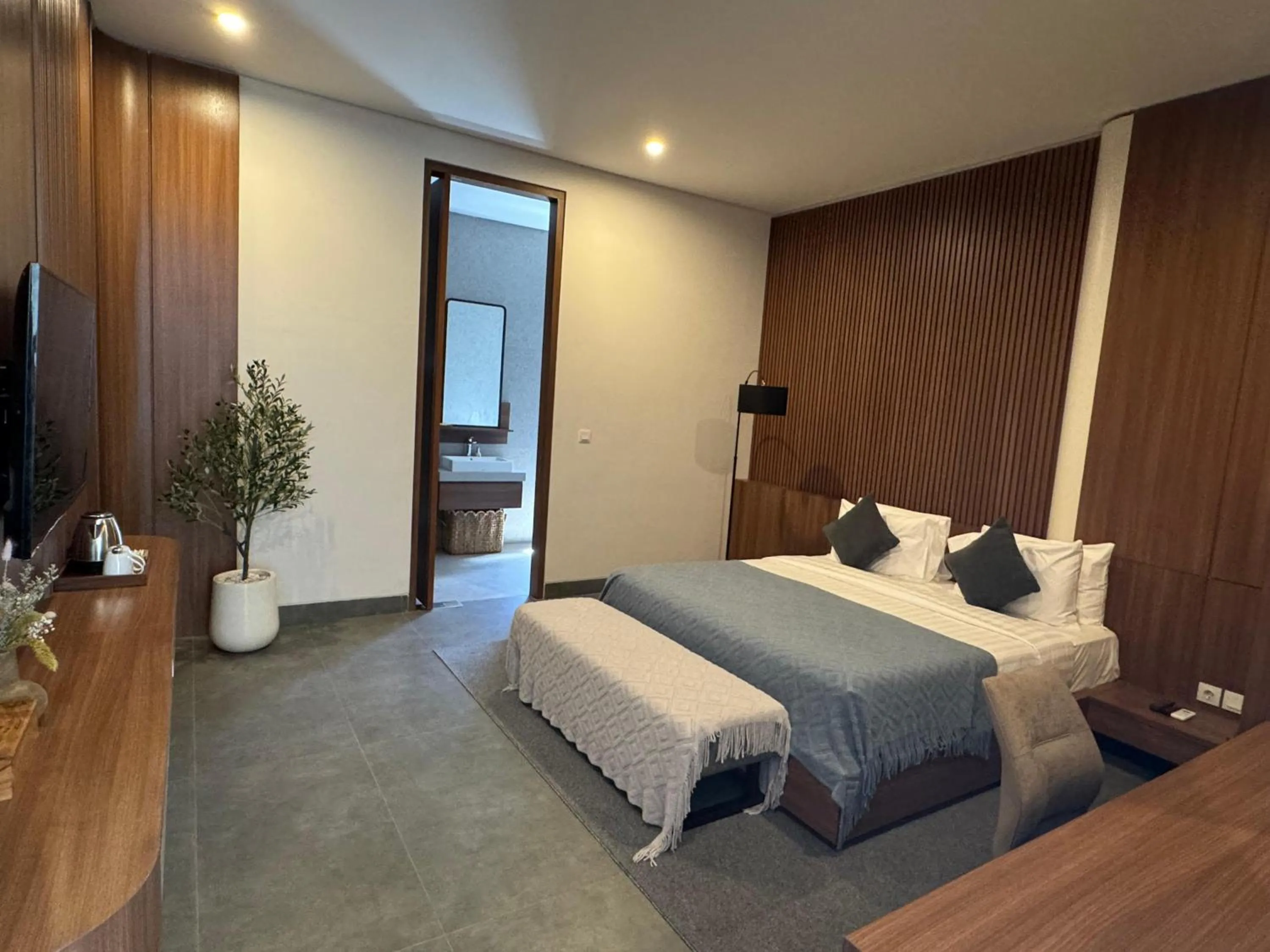 Bed in Ratan Uluwatu Hotel and Villas