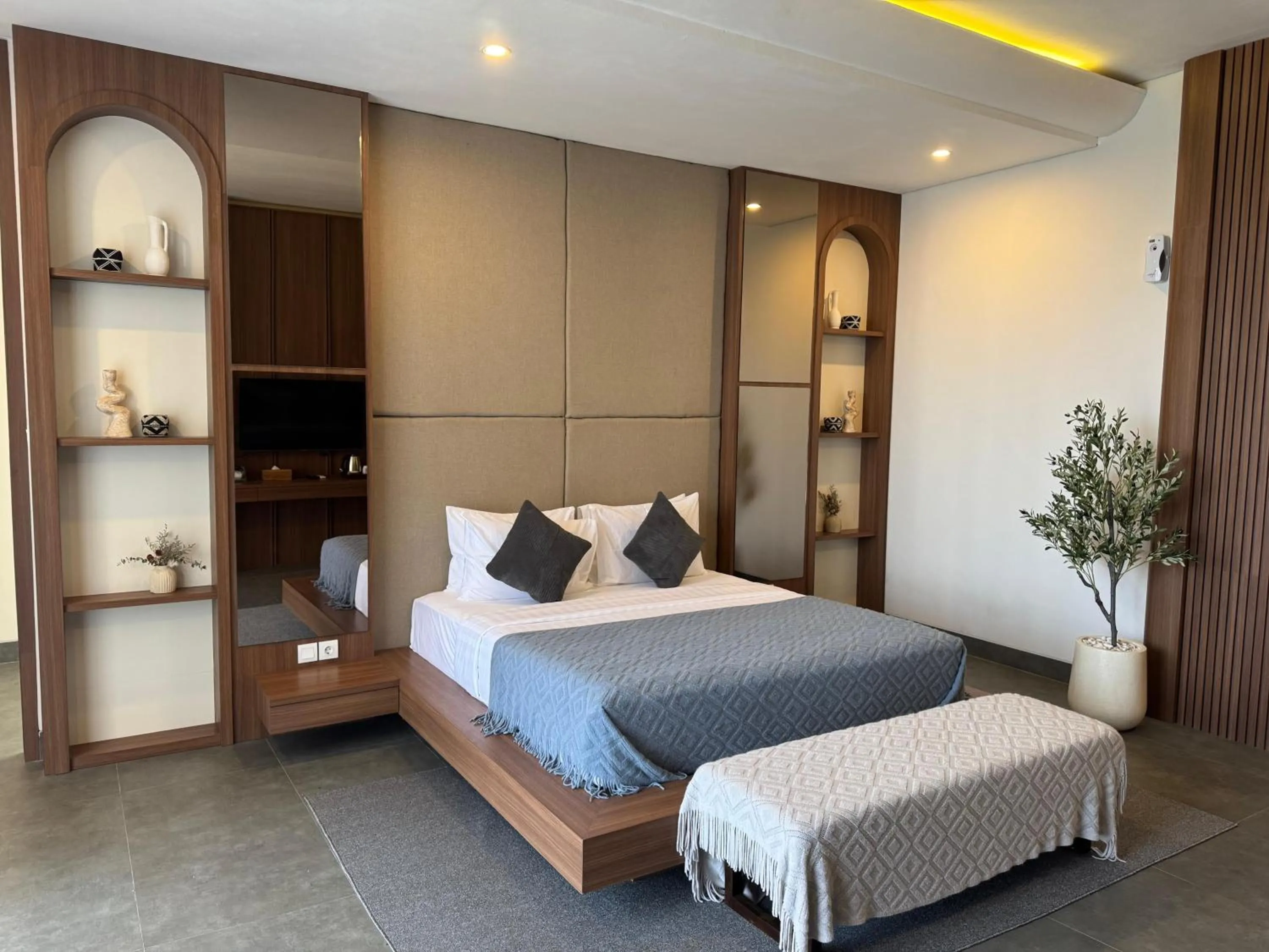 Bed in Ratan Uluwatu Hotel and Villas