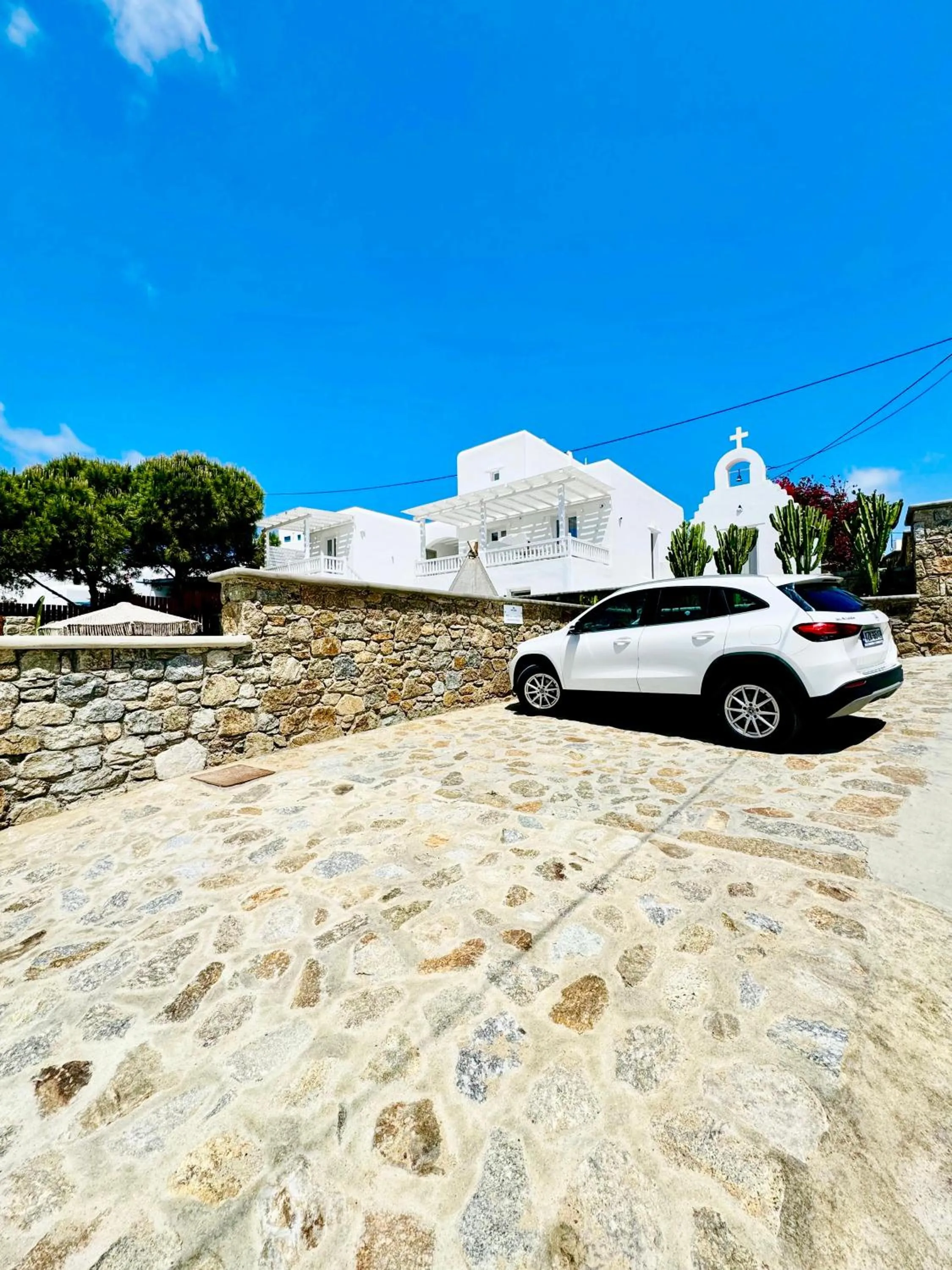 Parking in Sofos Suites Mykonos