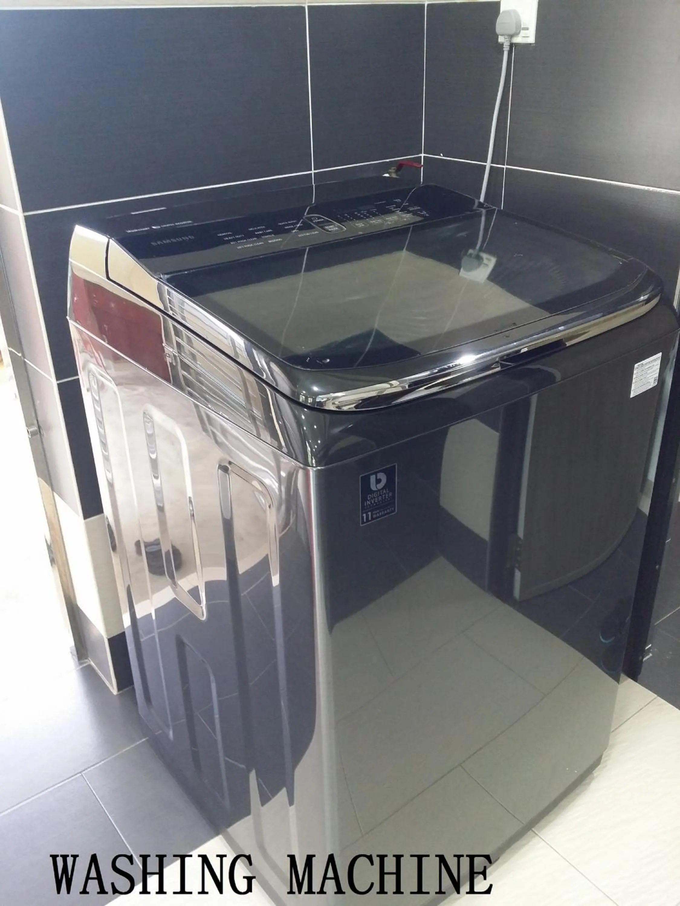washing machine in Mersing Maple Villa