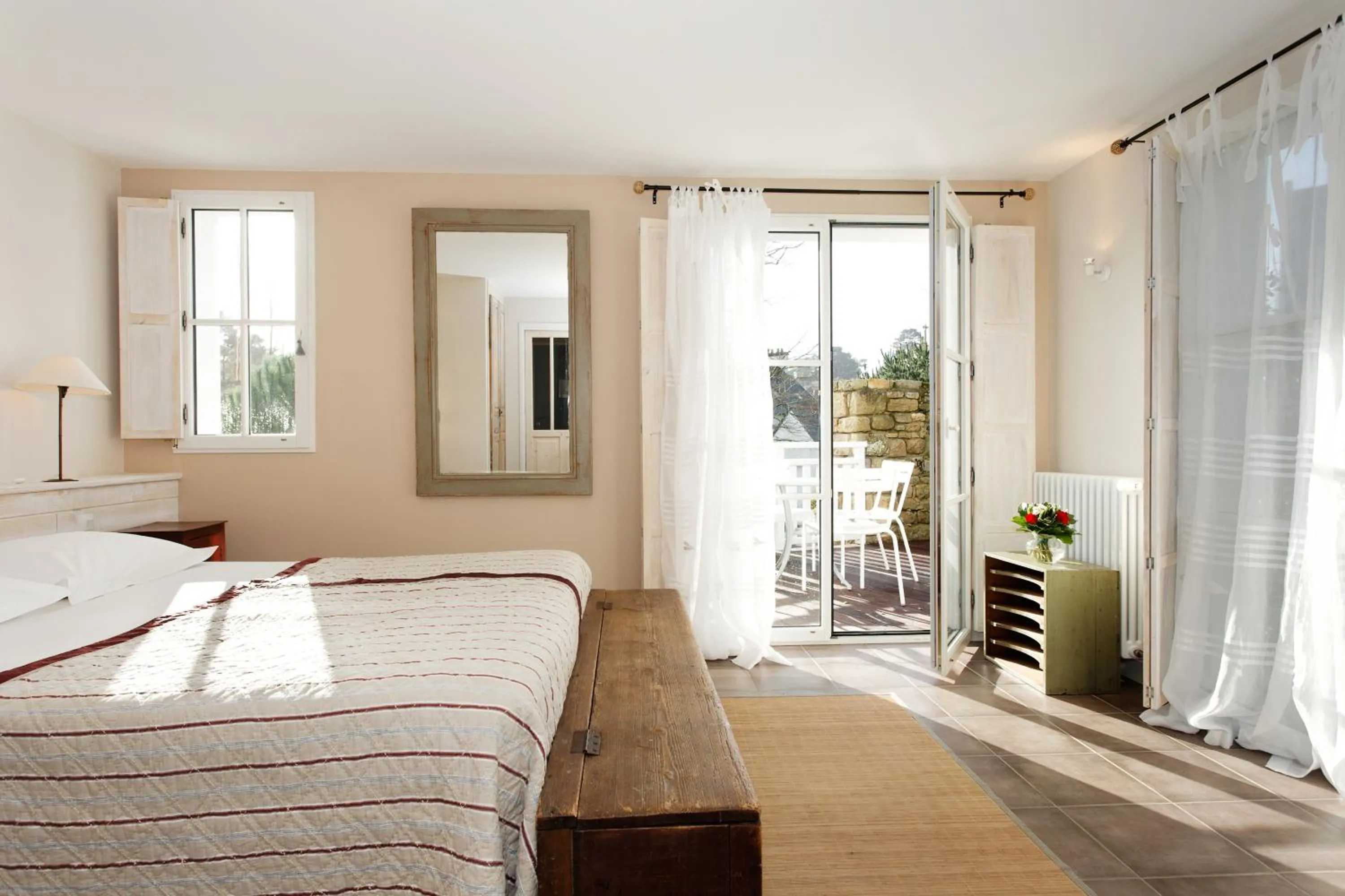 Bed in Le Lodge Kerisper