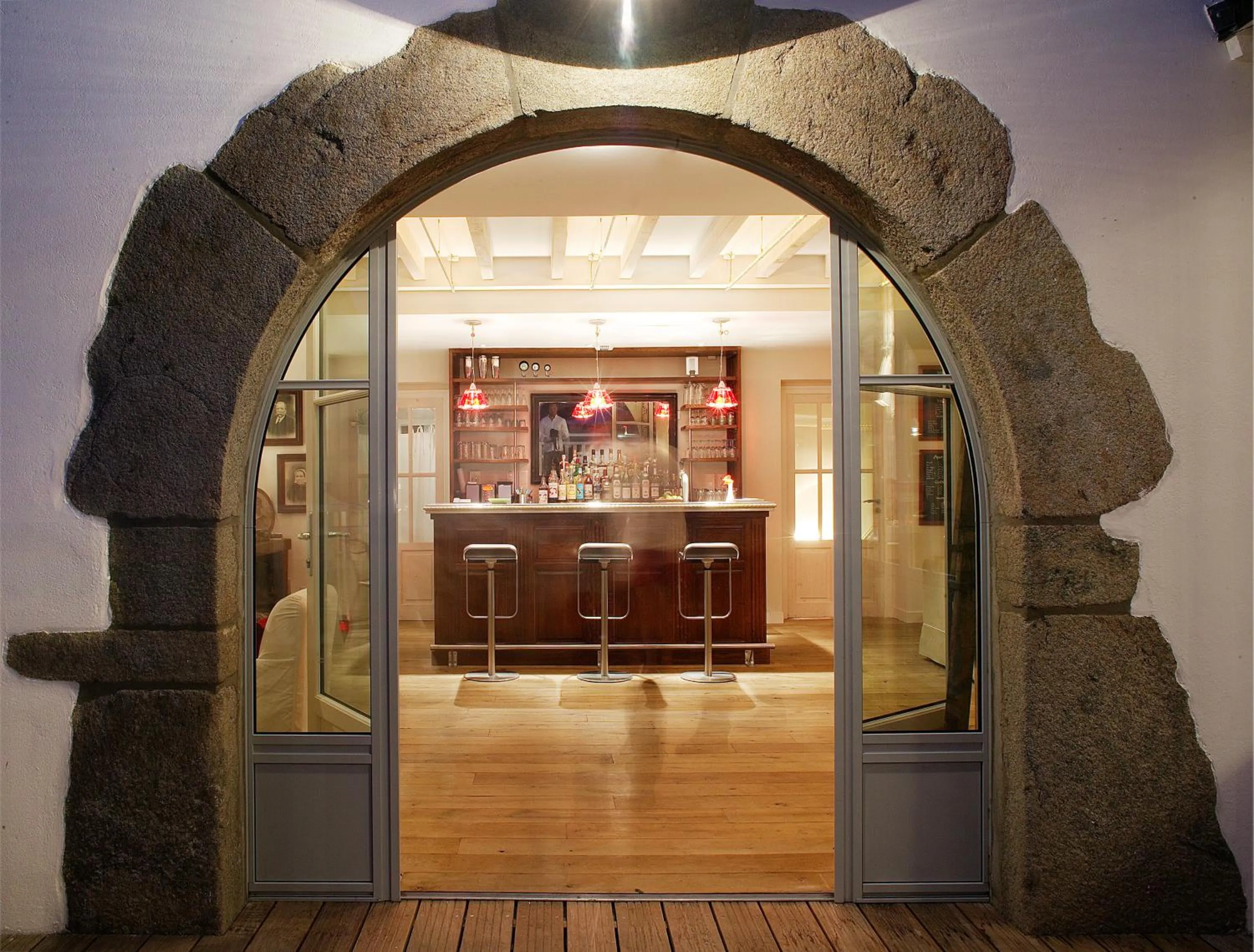 Lounge or bar in Le Lodge Kerisper