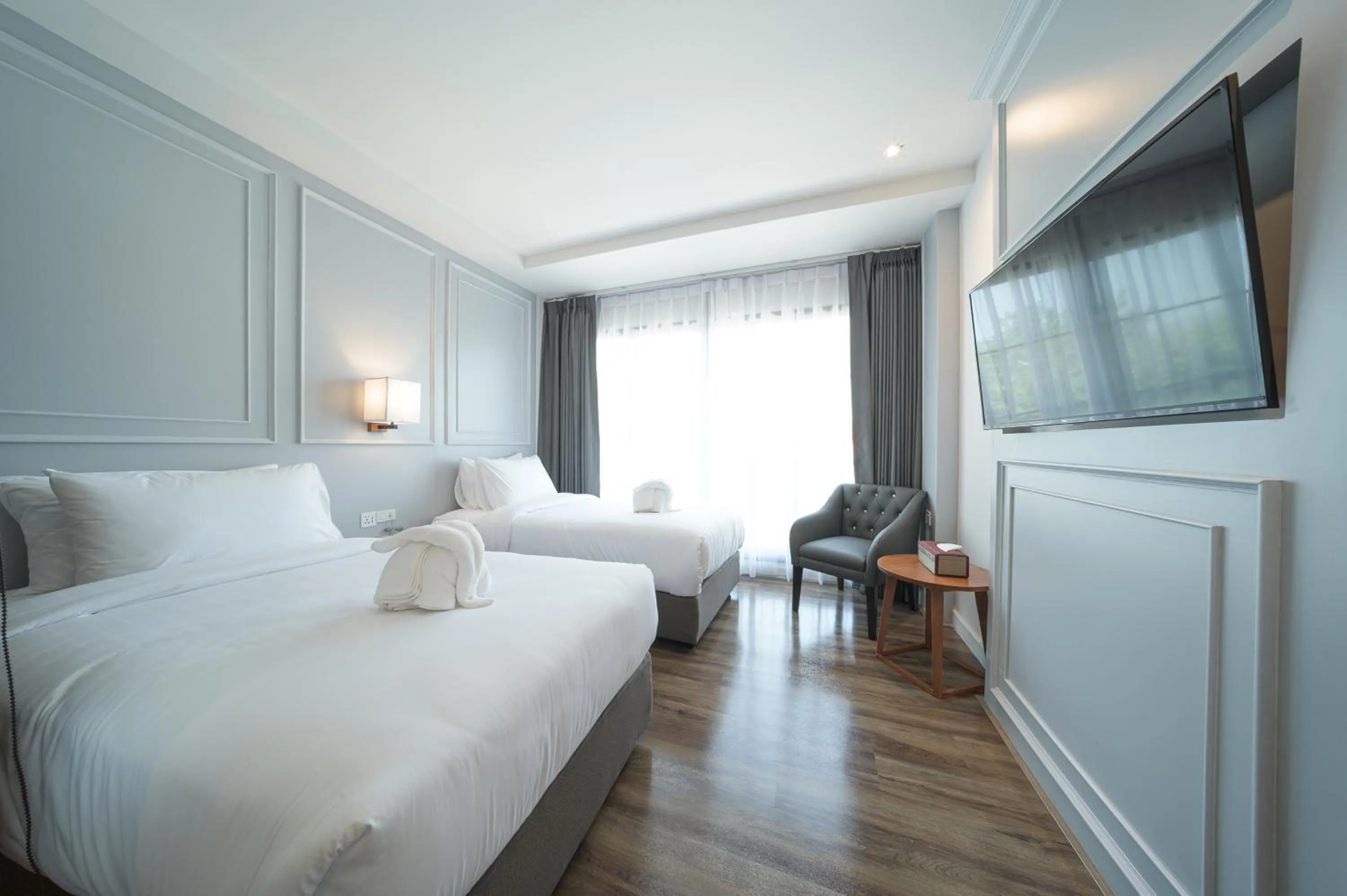 Bedroom, Bed in The Wing Boutique Hotel