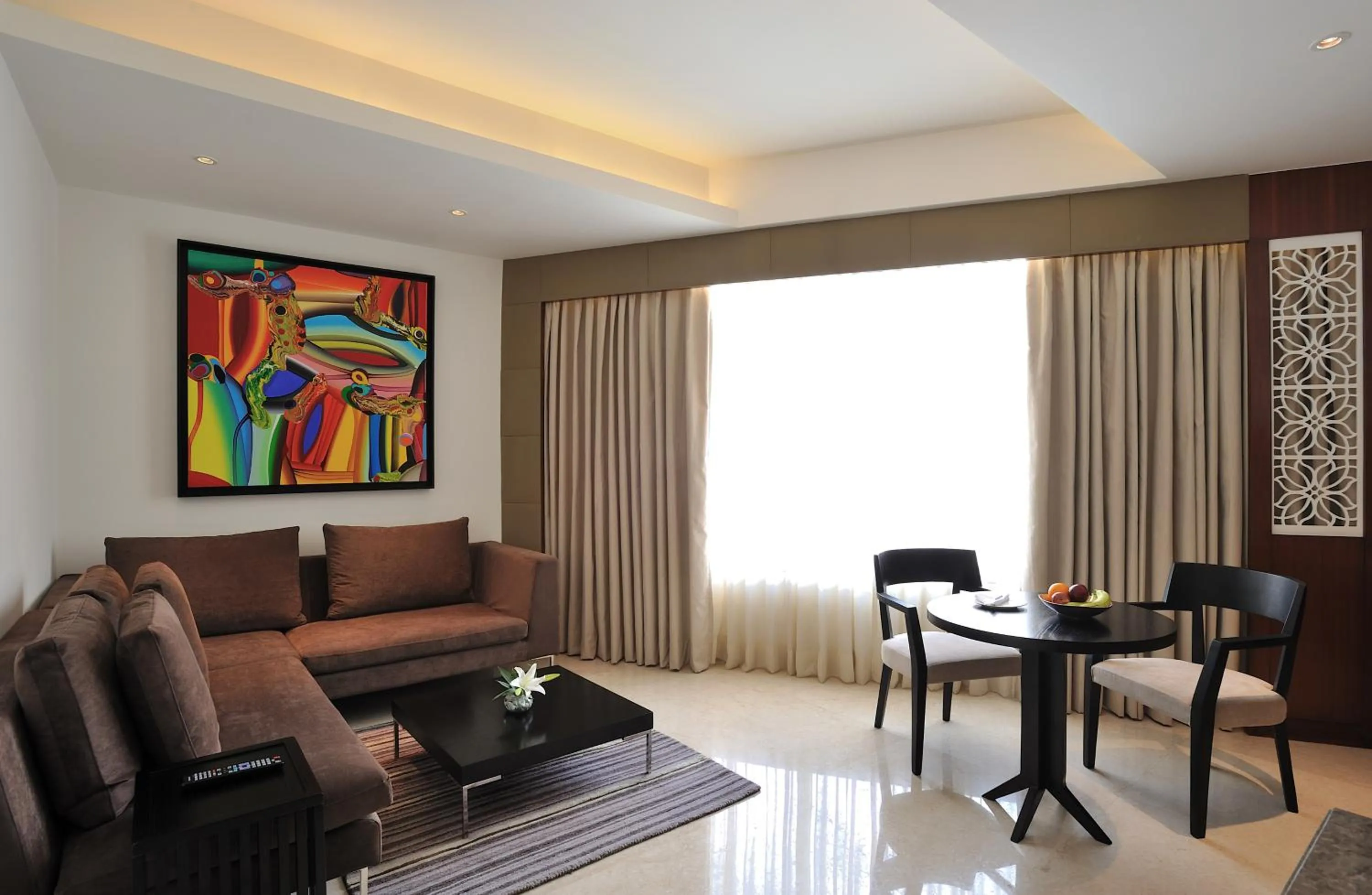 Seating area in The Anya Hotel-Golf Course Road