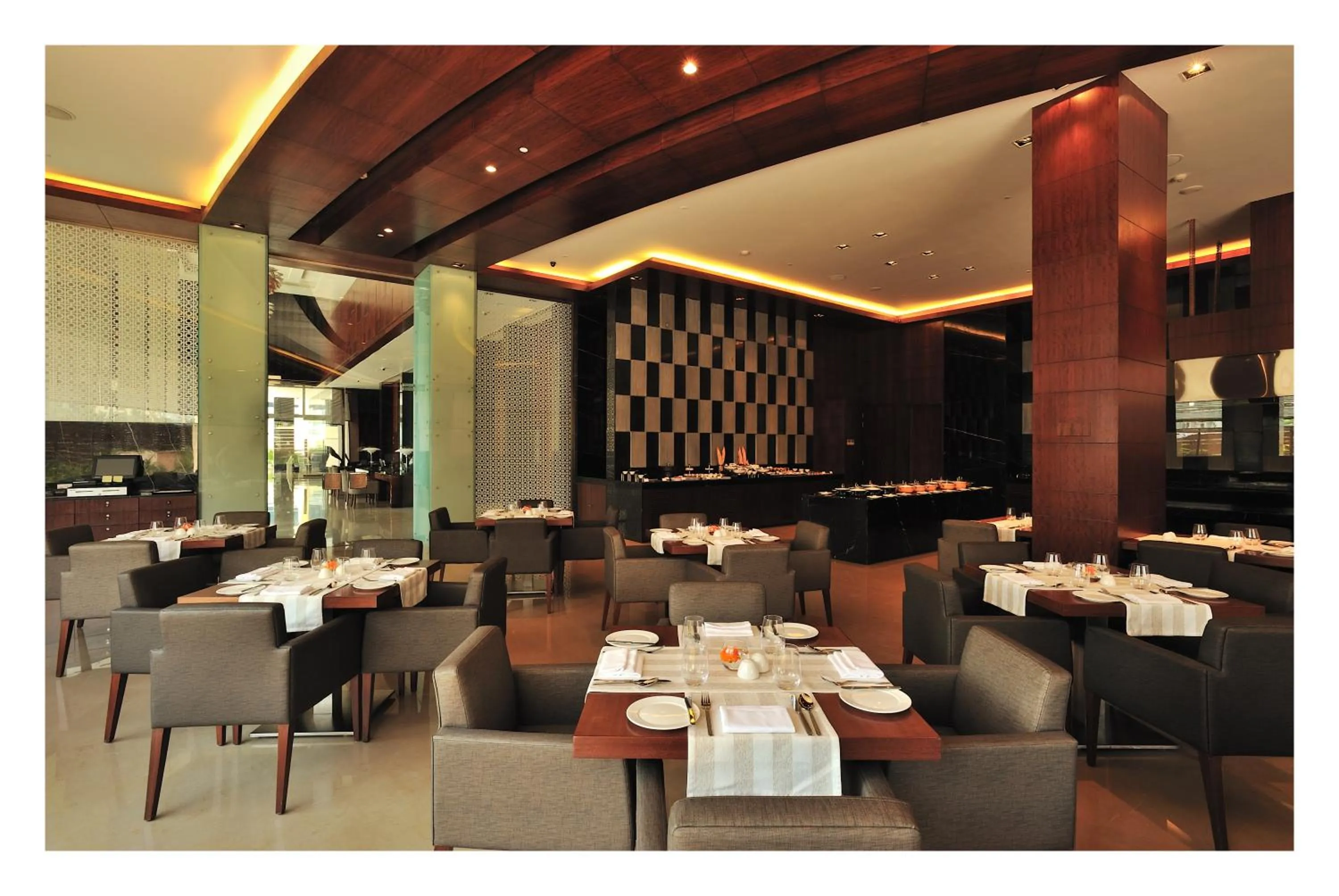 Restaurant/places to eat in The Anya Hotel-Golf Course Road