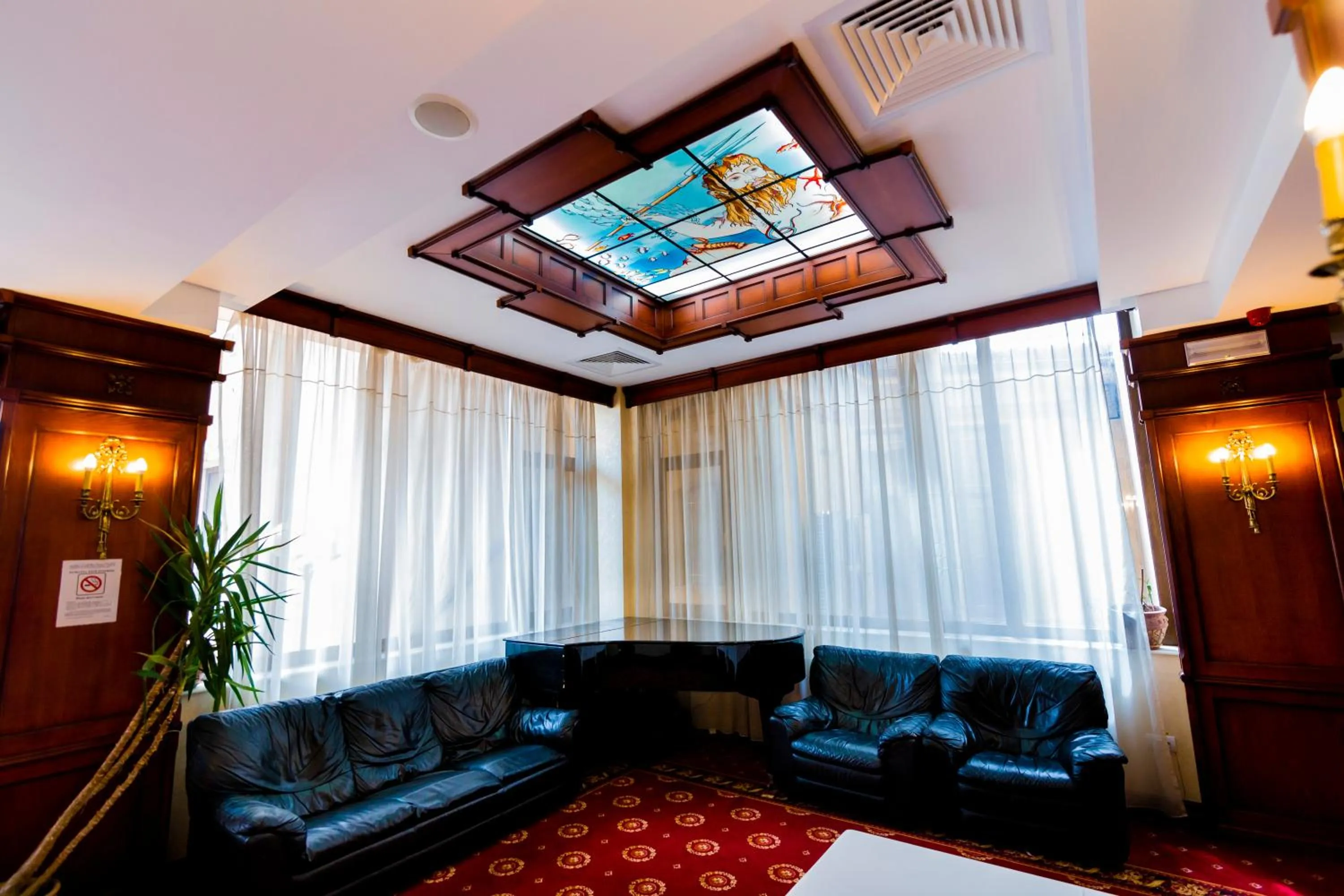 Seating area in Hotel Golden House