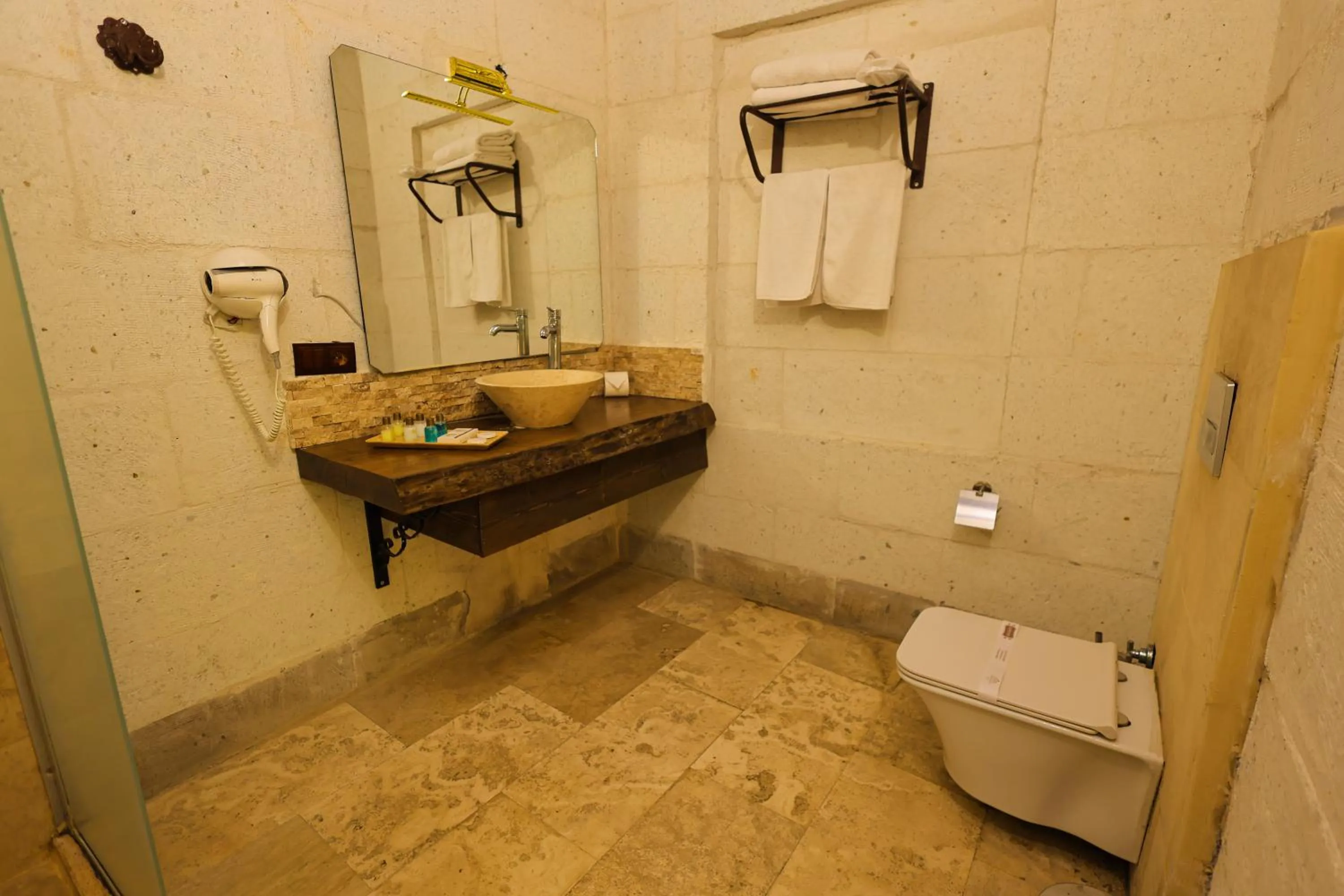 Bathroom in Ortahisar Cave Hotel