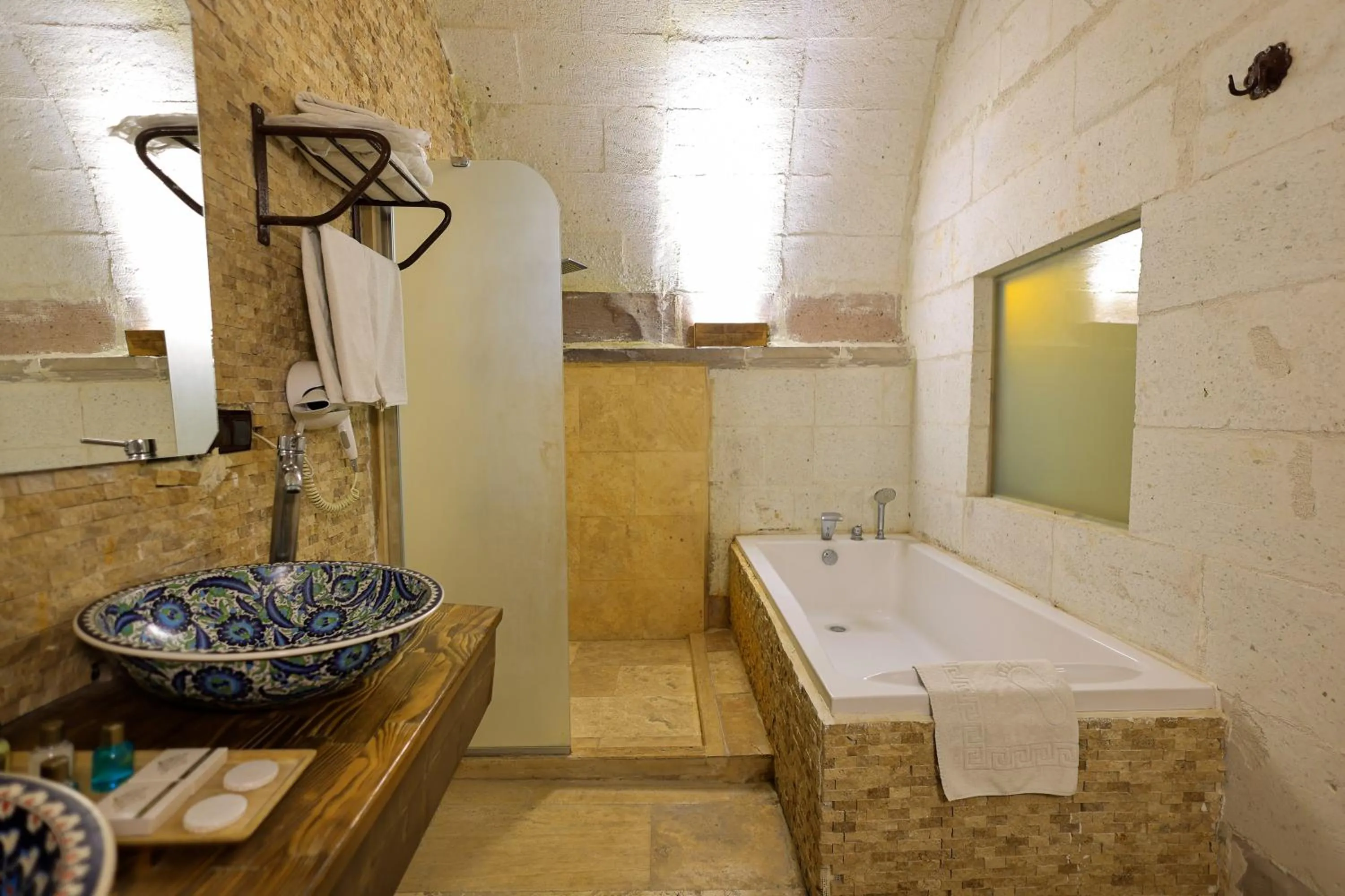 Bathroom in Ortahisar Cave Hotel