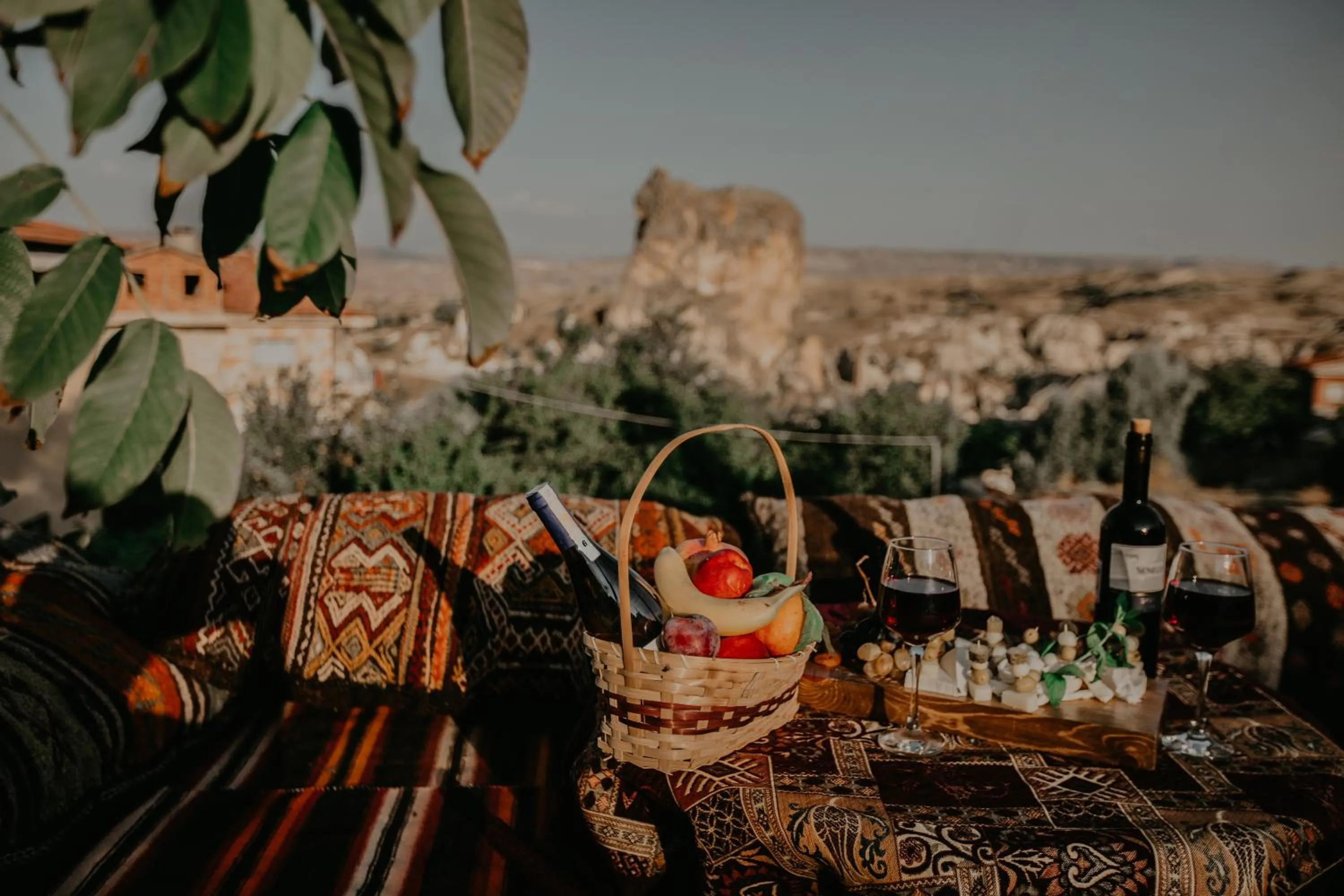Natural landscape in Ortahisar Cave Hotel