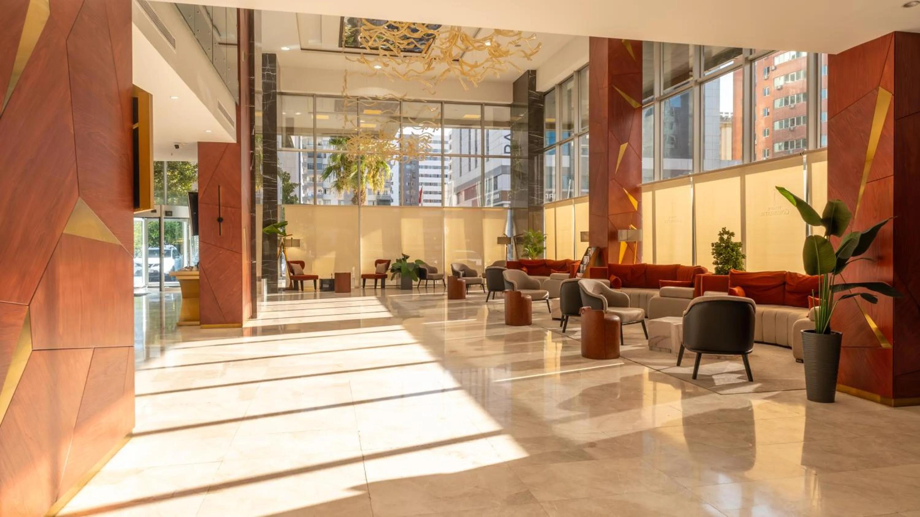 Lobby or reception in Teymur Continental Hotel