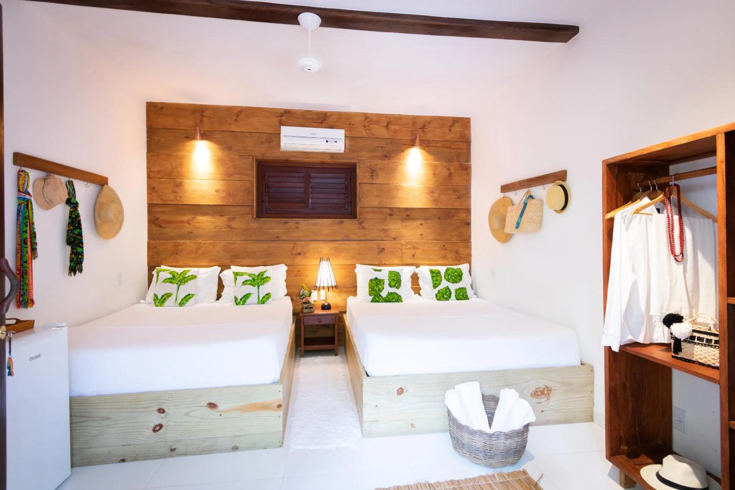 Bed in Pousada Jequitibá