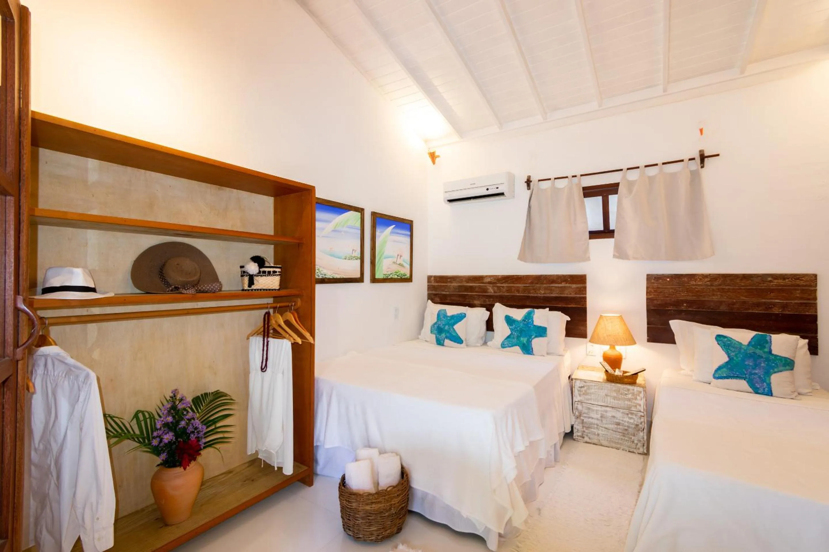 Bed in Pousada Jequitibá