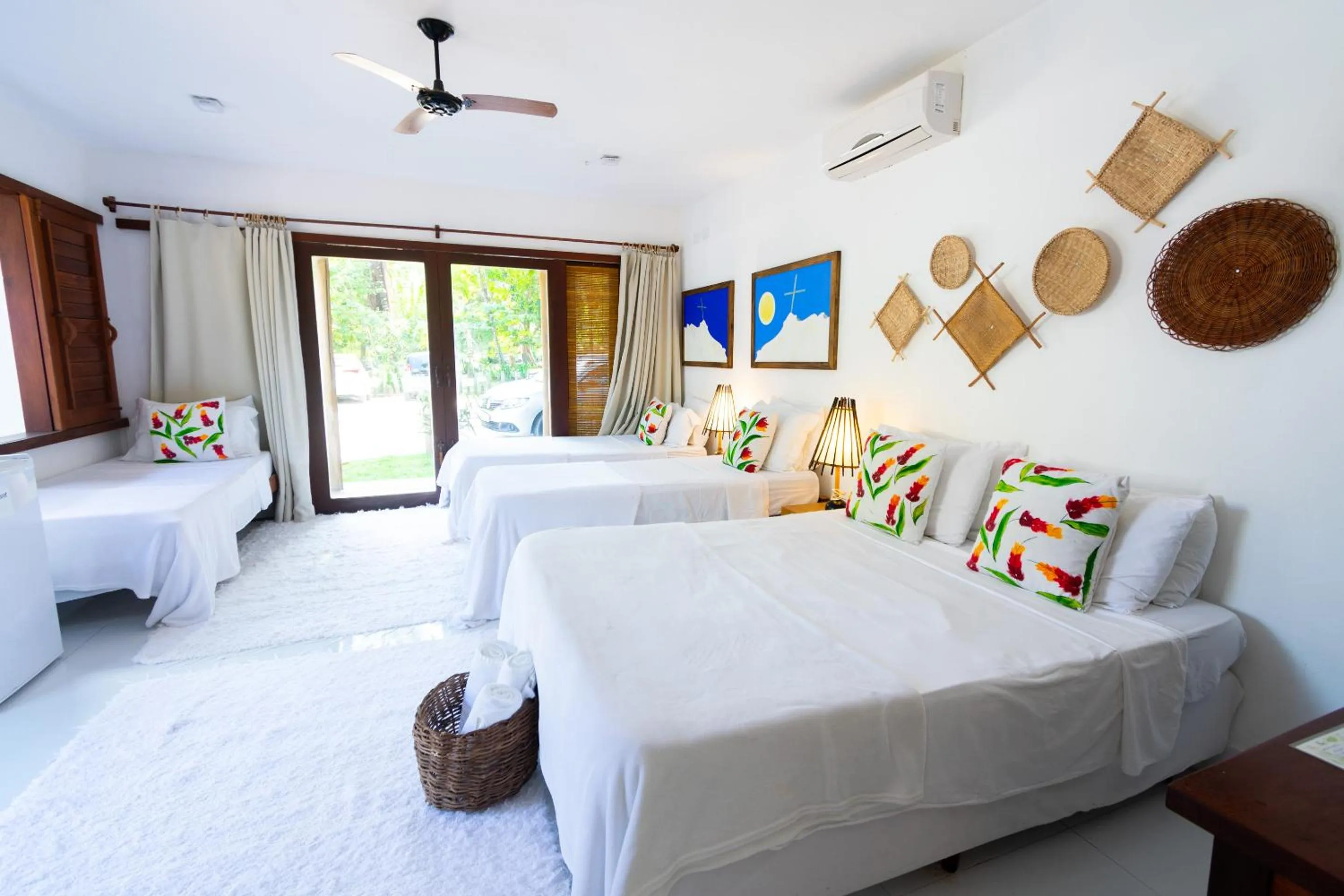 Bed in Pousada Jequitibá