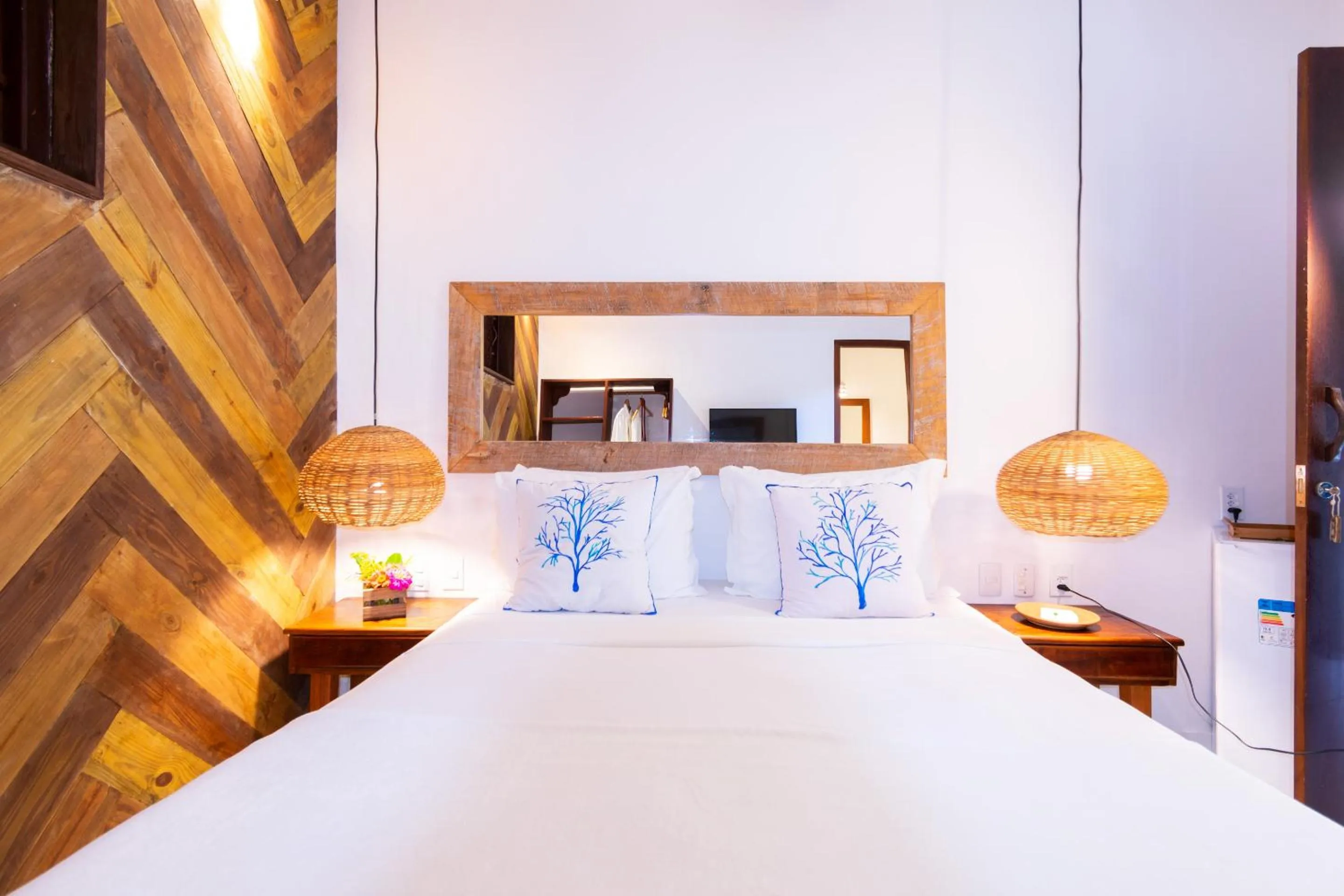 Bed in Pousada Jequitibá