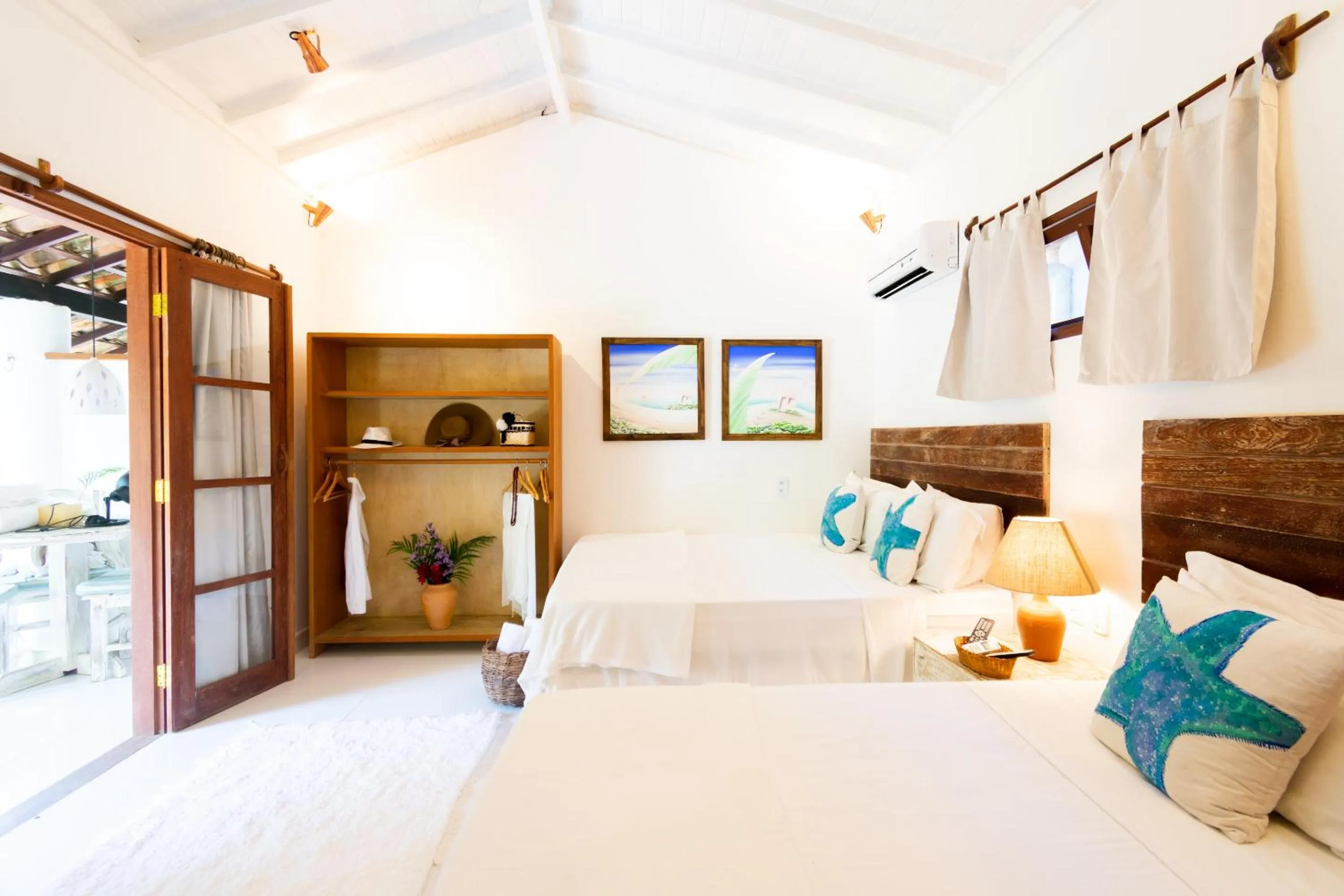 Bed in Pousada Jequitibá