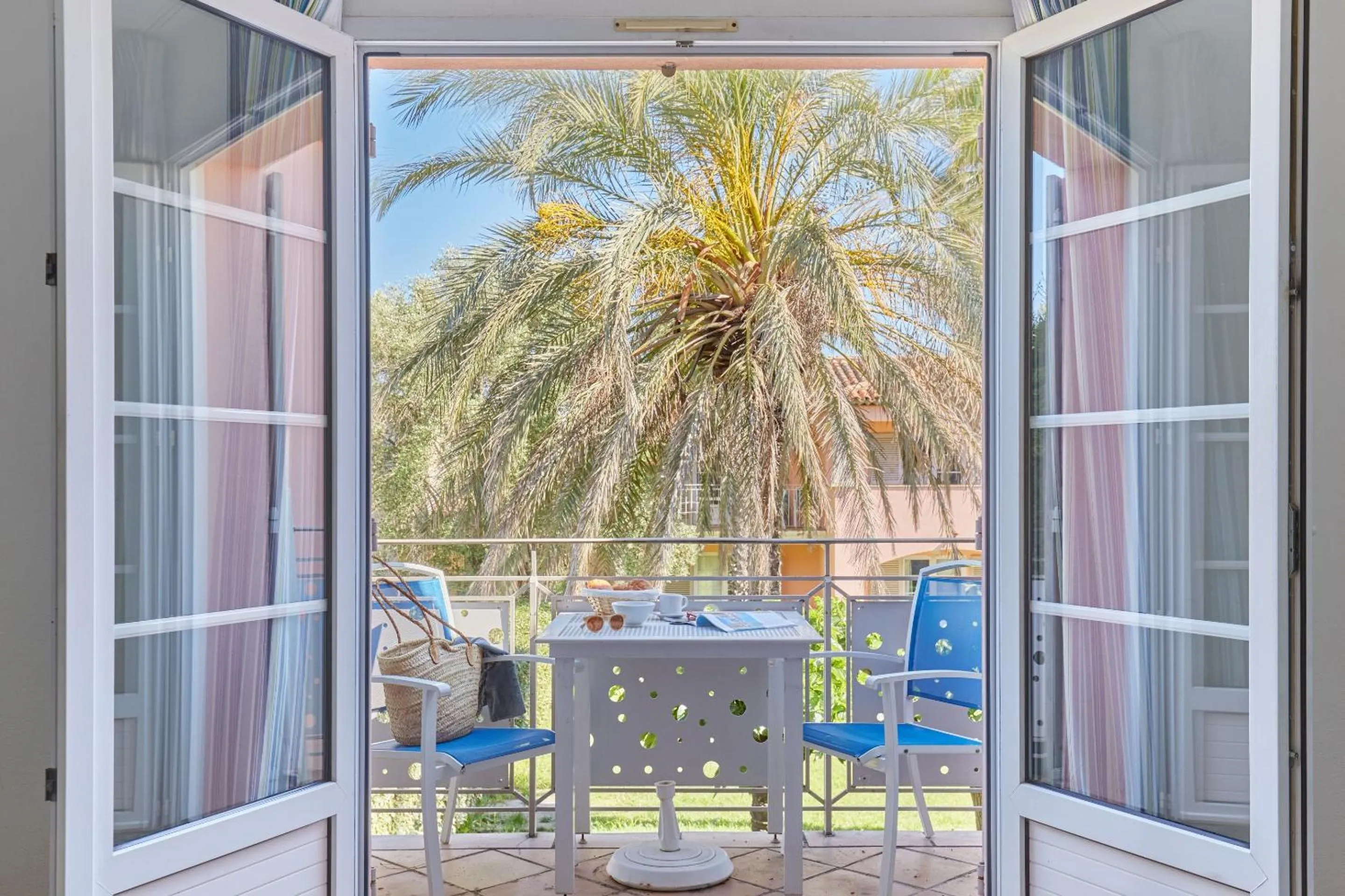 Balcony/Terrace in Résidence Odalys La Palmeraie